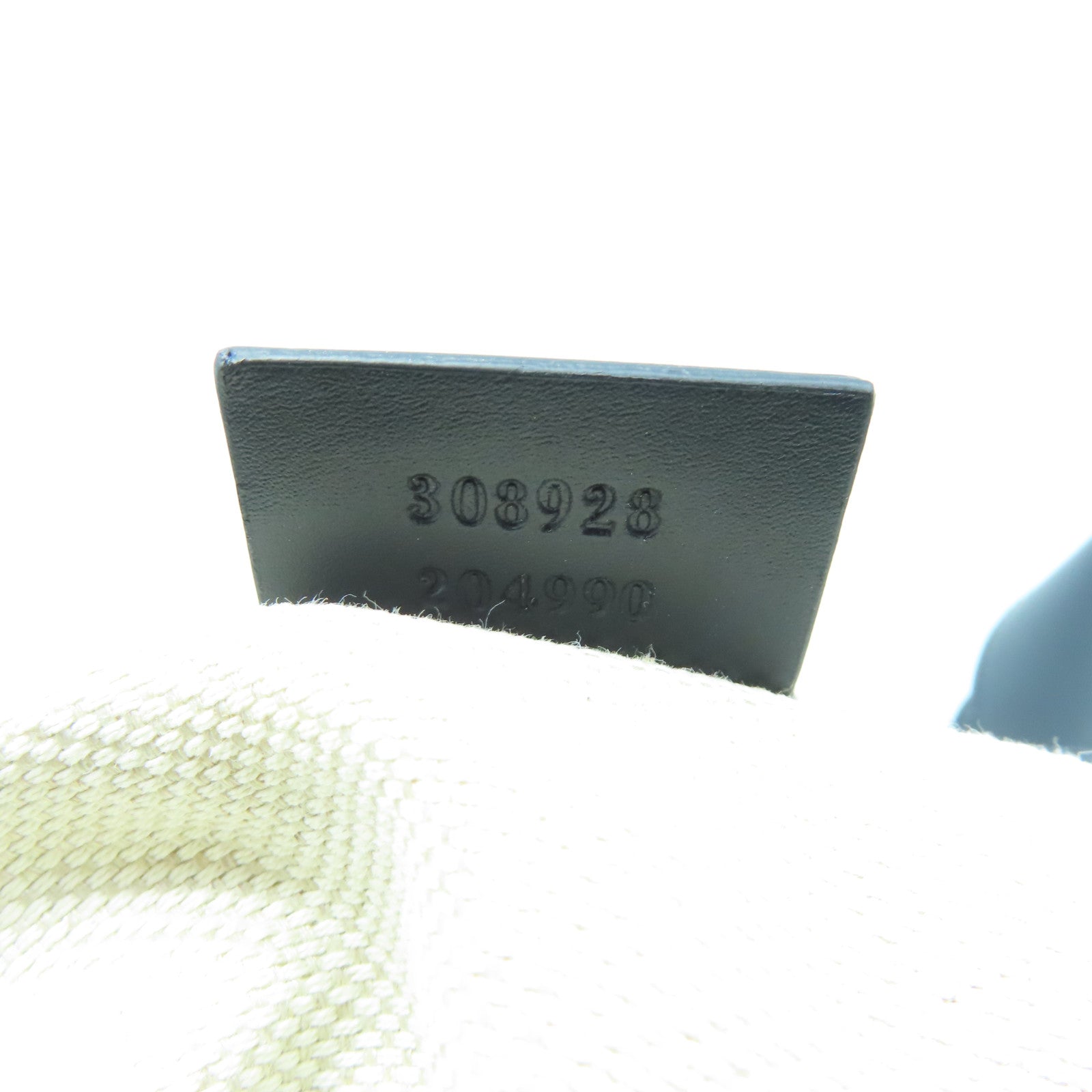 GUCCI 帆布Shoulder Bag銀扣肩背袋黑色