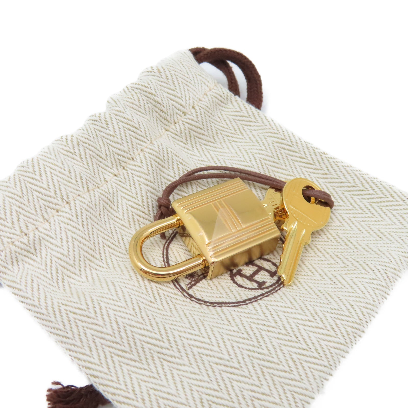 HERMES Swift皮革/Toile Geoland帆布Picotin Cargo Handbag金扣手挽袋Ecru/Nata奶油白色