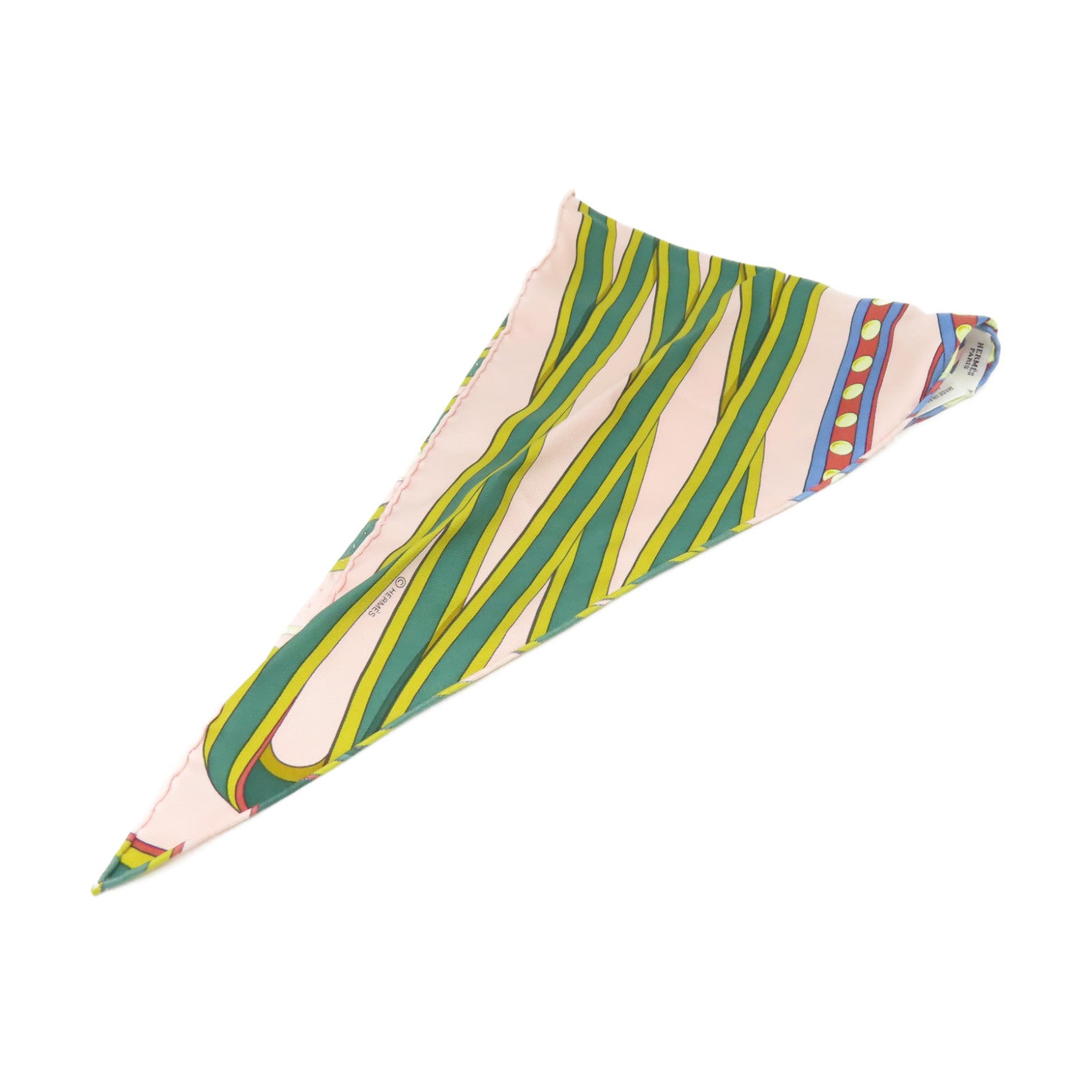HERMES 絲質Losange Scarf絲巾粉紅色/彩色