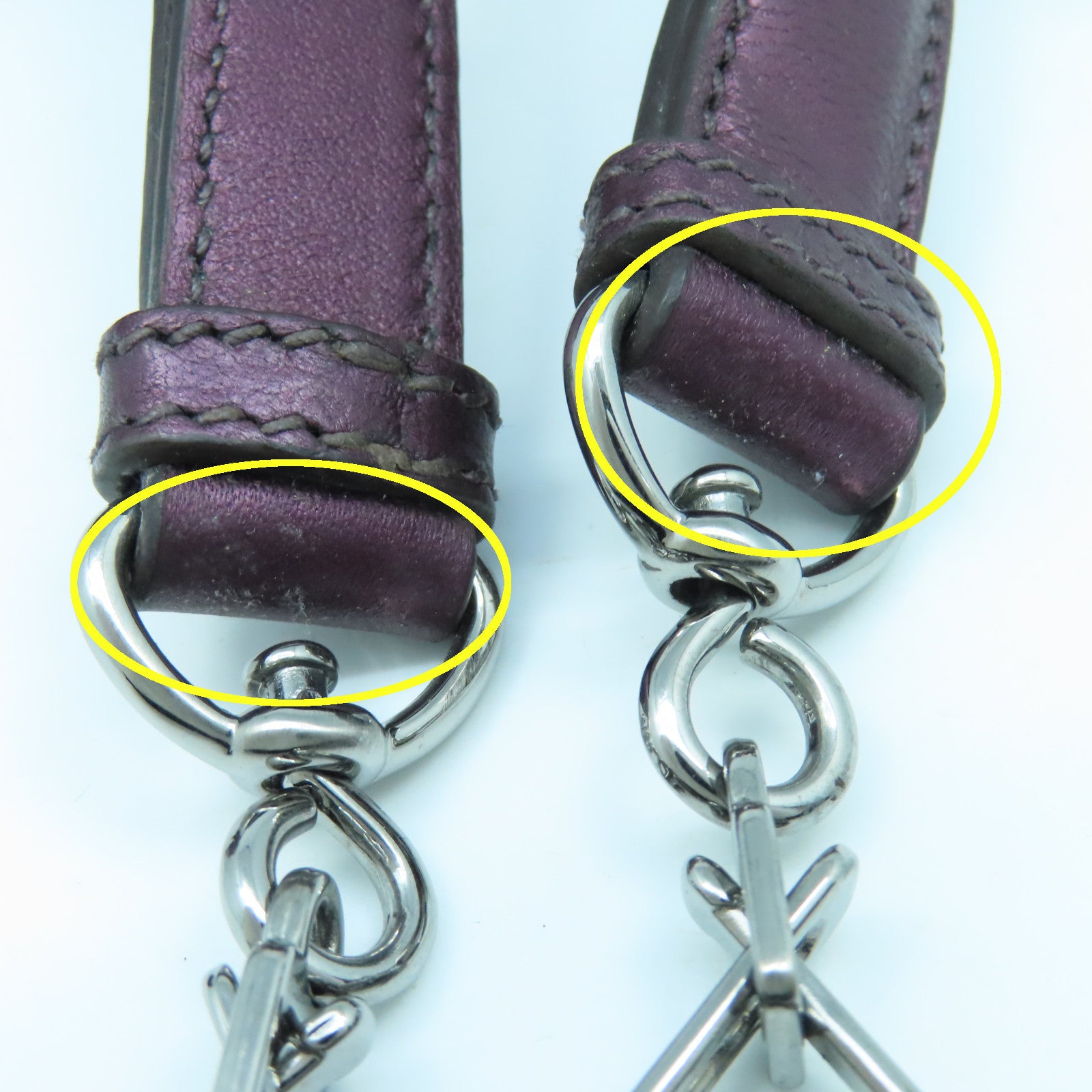 Miu Miu 羊皮皮革2way Shoulder Bag銀扣手挽肩背兩用袋紫色