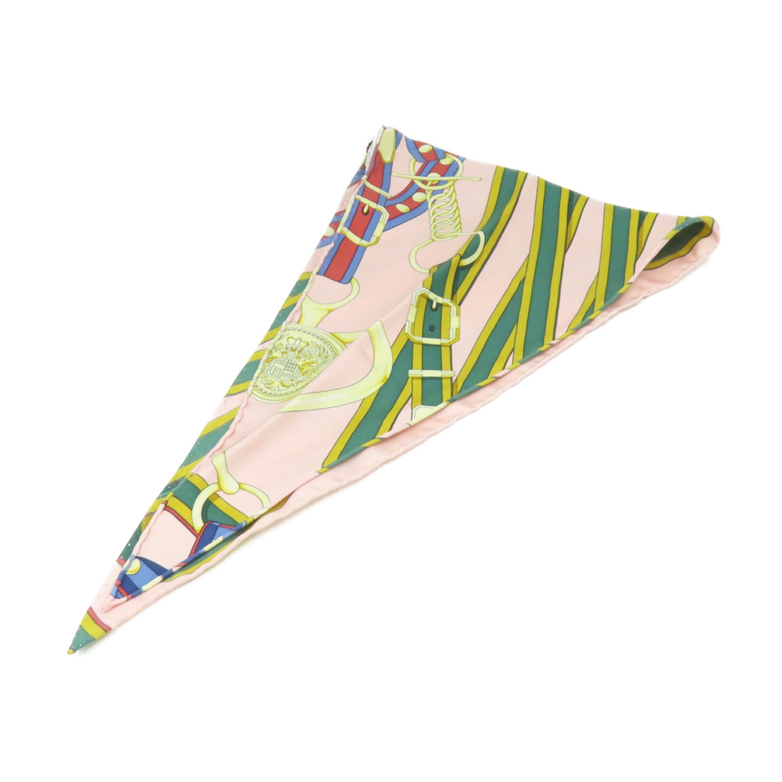 HERMES 絲質Losange Scarf絲巾粉紅色/彩色