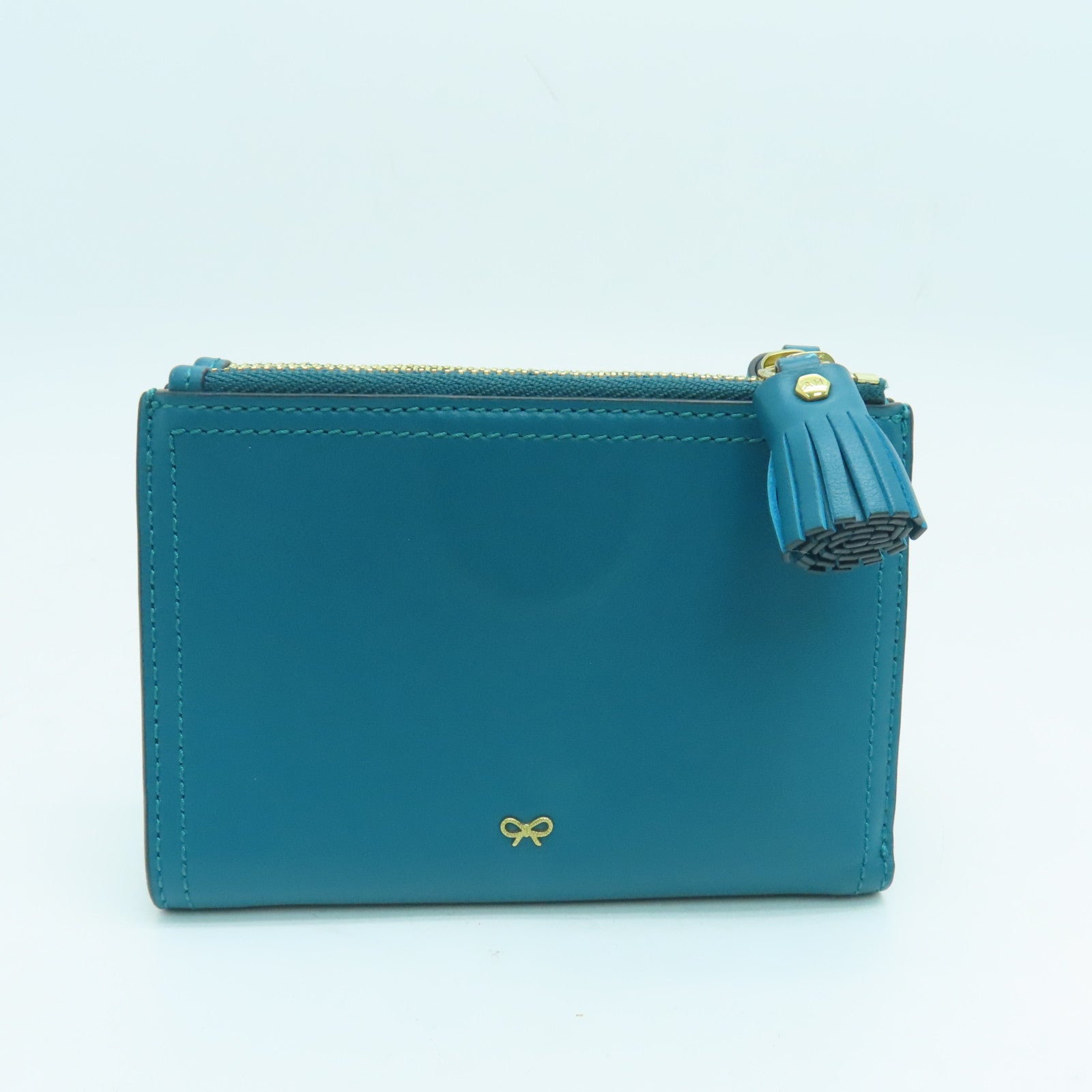 Anya Hindmarch 皮革Wallet金扣錢包綠色