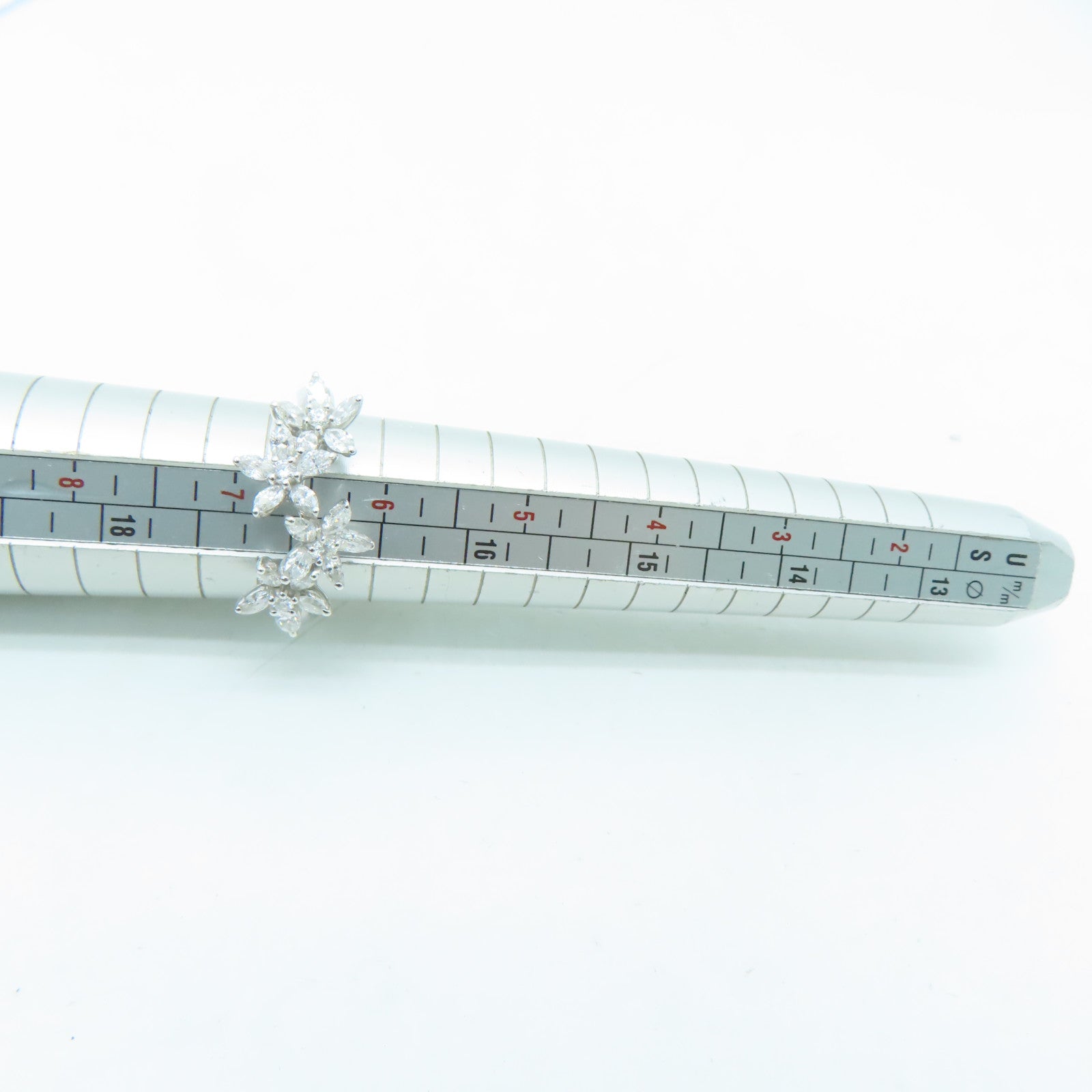 JEWELRY 18K白金Diamond Ring 0.1ct/0.83ct钻石戒指US#6.5