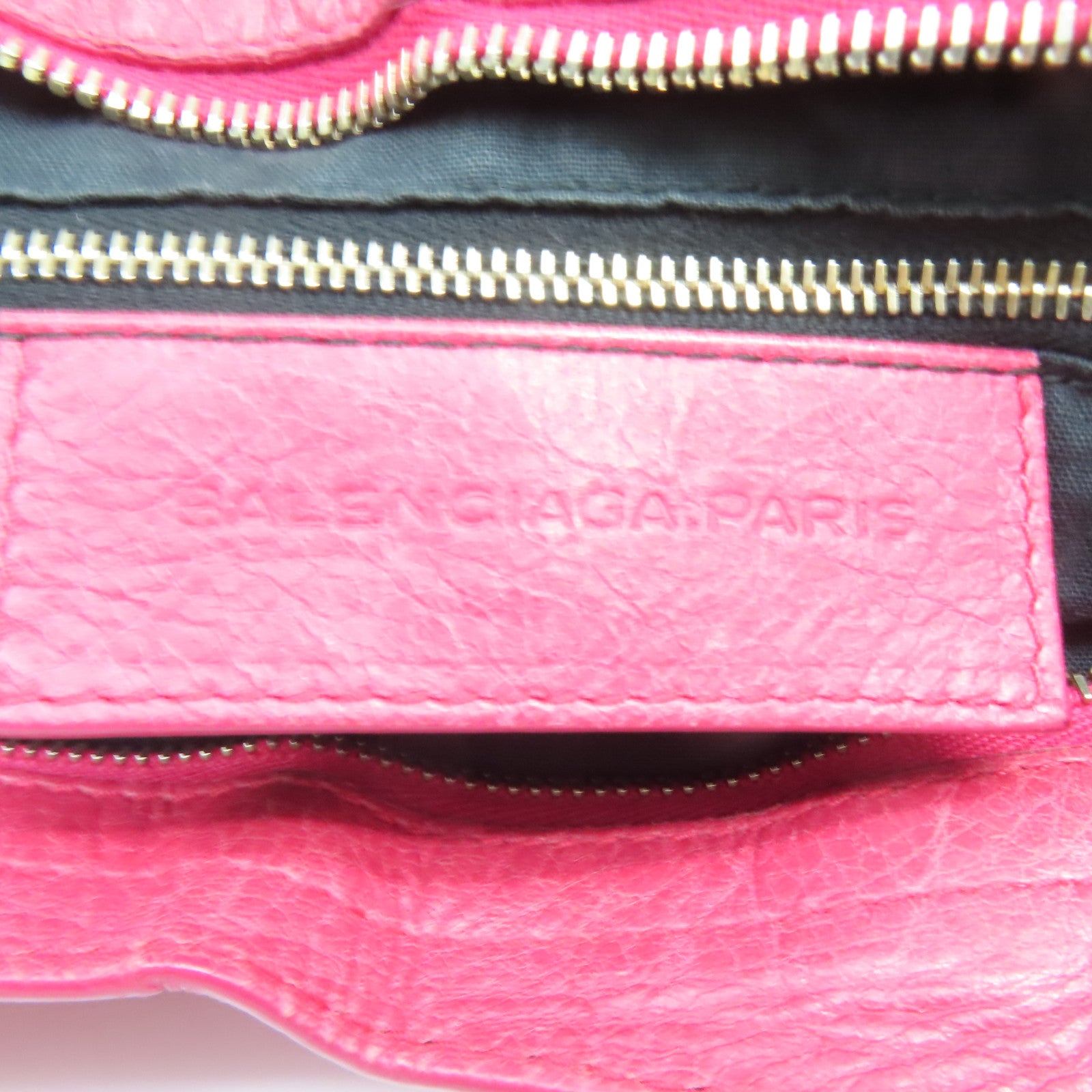 BALENCIAGA 【激減優惠】牛皮皮革City Bag金扣肩背袋紅色