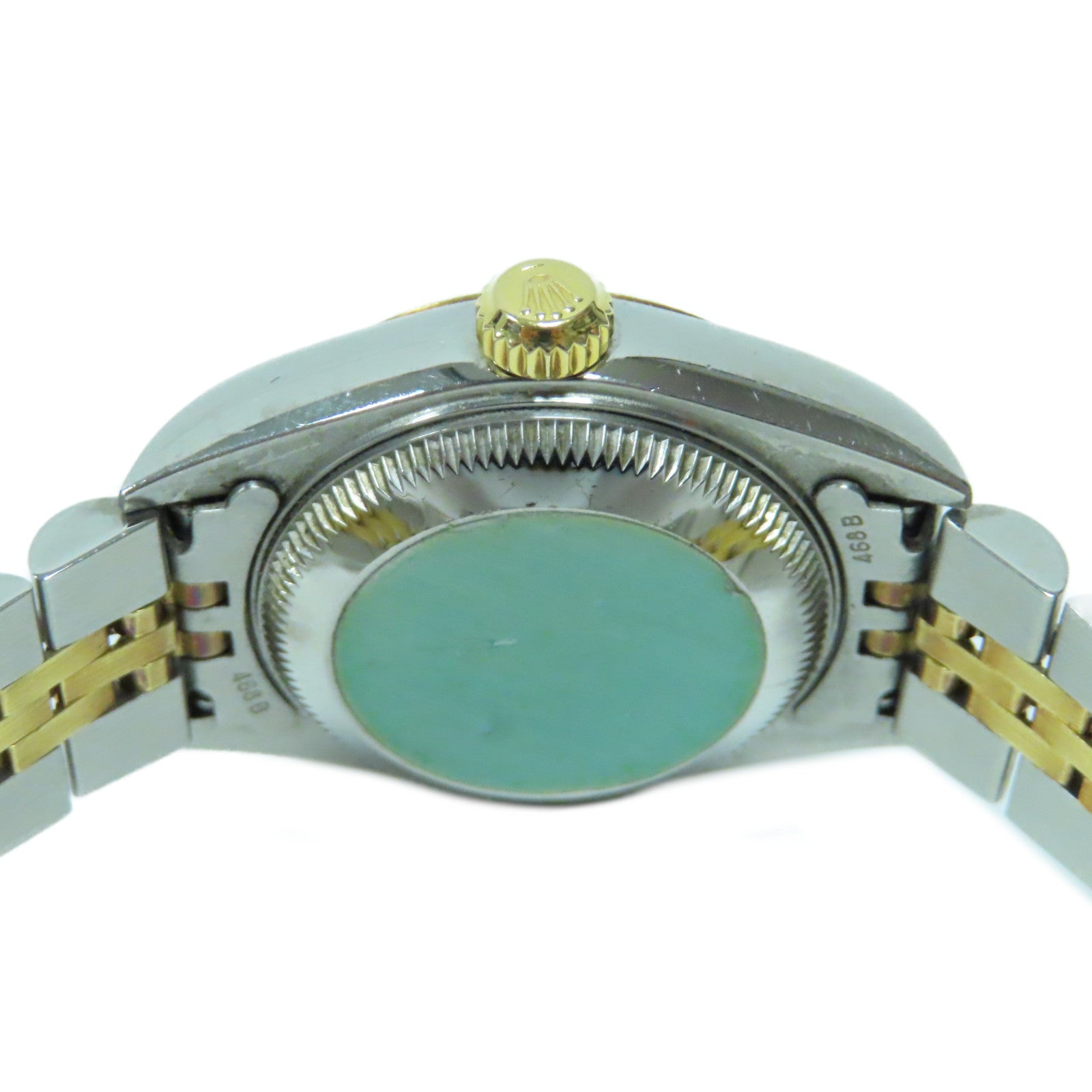 ROLEX 18K黃金Datejust 26mm不鏽鋼手錶自動機芯白色