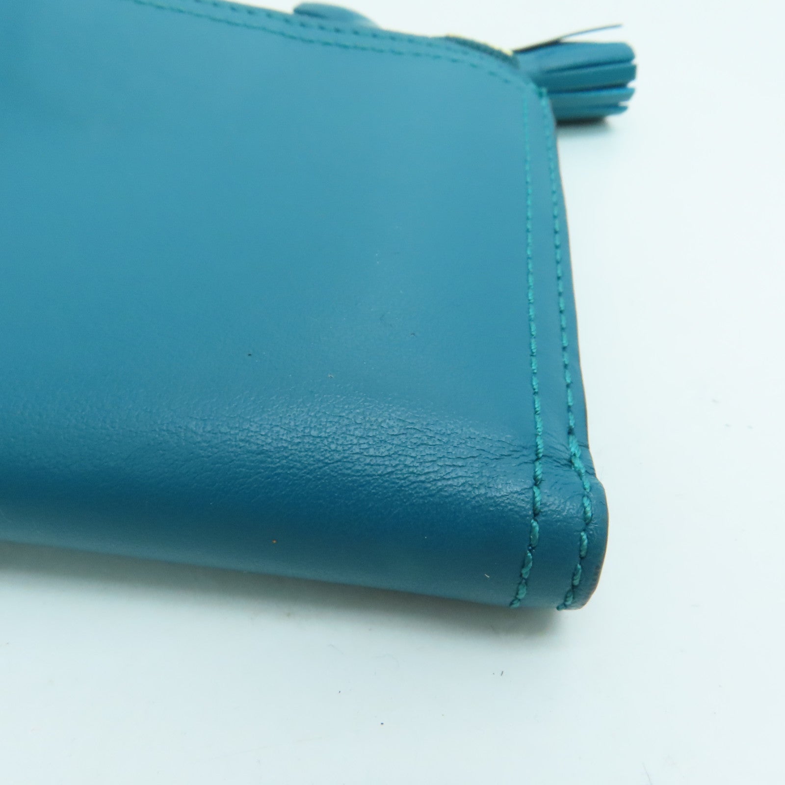 Anya Hindmarch 皮革Wallet金扣錢包綠色