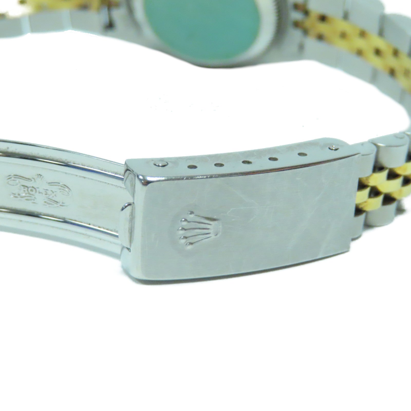 ROLEX 18K黃金Datejust 26mm不鏽鋼手錶自動機芯白色