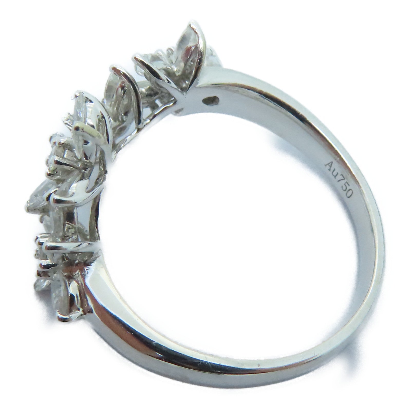 JEWELRY 18K白金Diamond Ring 0.1ct/0.83ct钻石戒指US#6.5