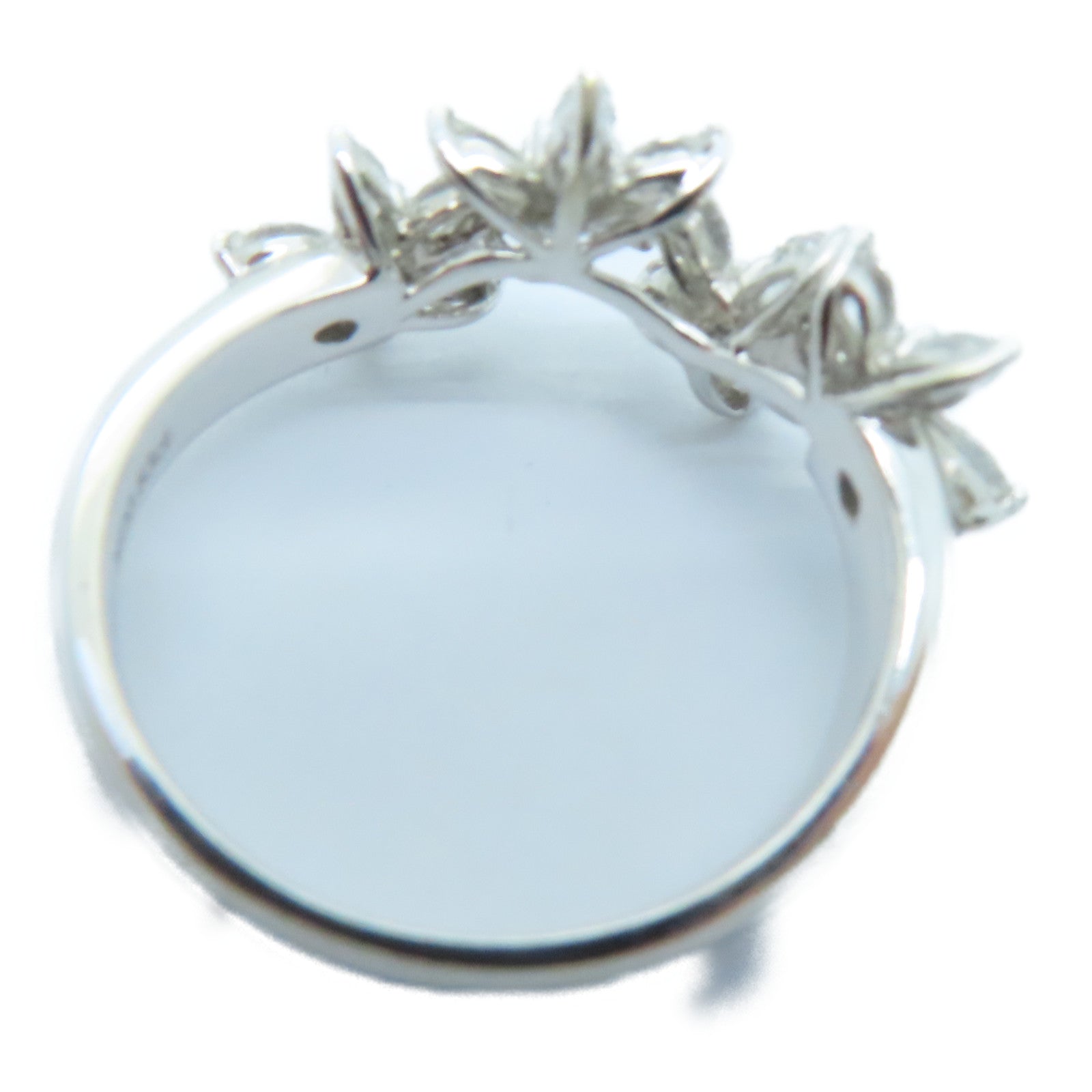 JEWELRY 18K白金Diamond Ring 0.1ct/0.83ct钻石戒指US#6.5