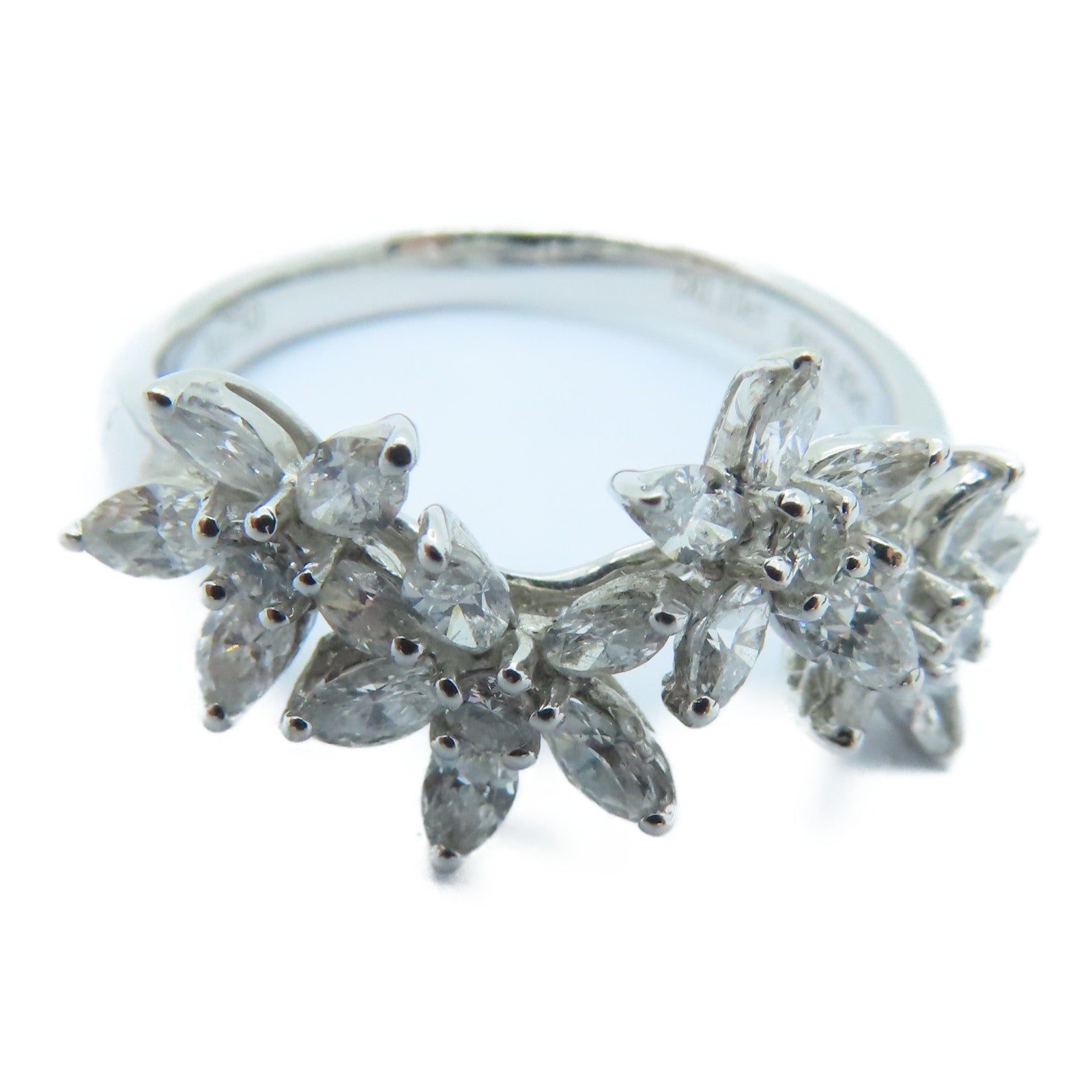 JEWELRY 18K白金Diamond Ring 0.1ct/0.83ct钻石戒指US#6.5