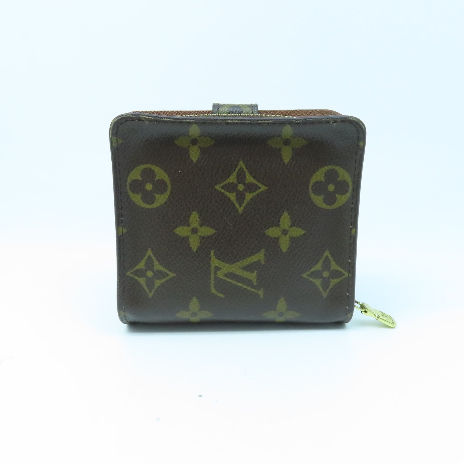 LOUIS VUITTON Monogram Wallet金扣錢包棕色
