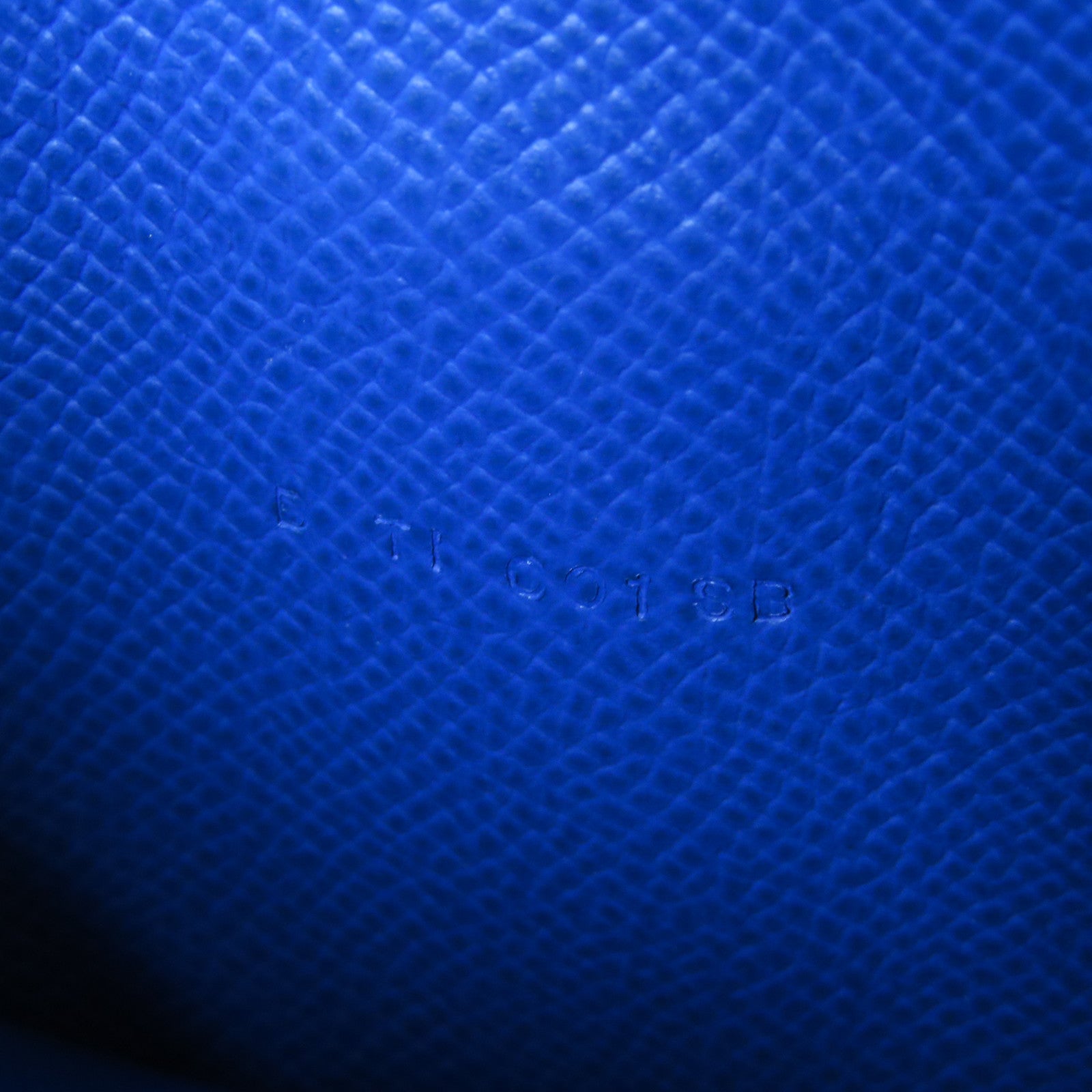 HERMES Epsom皮革Clic 16銀扣肩背袋Bleu France法國藍色