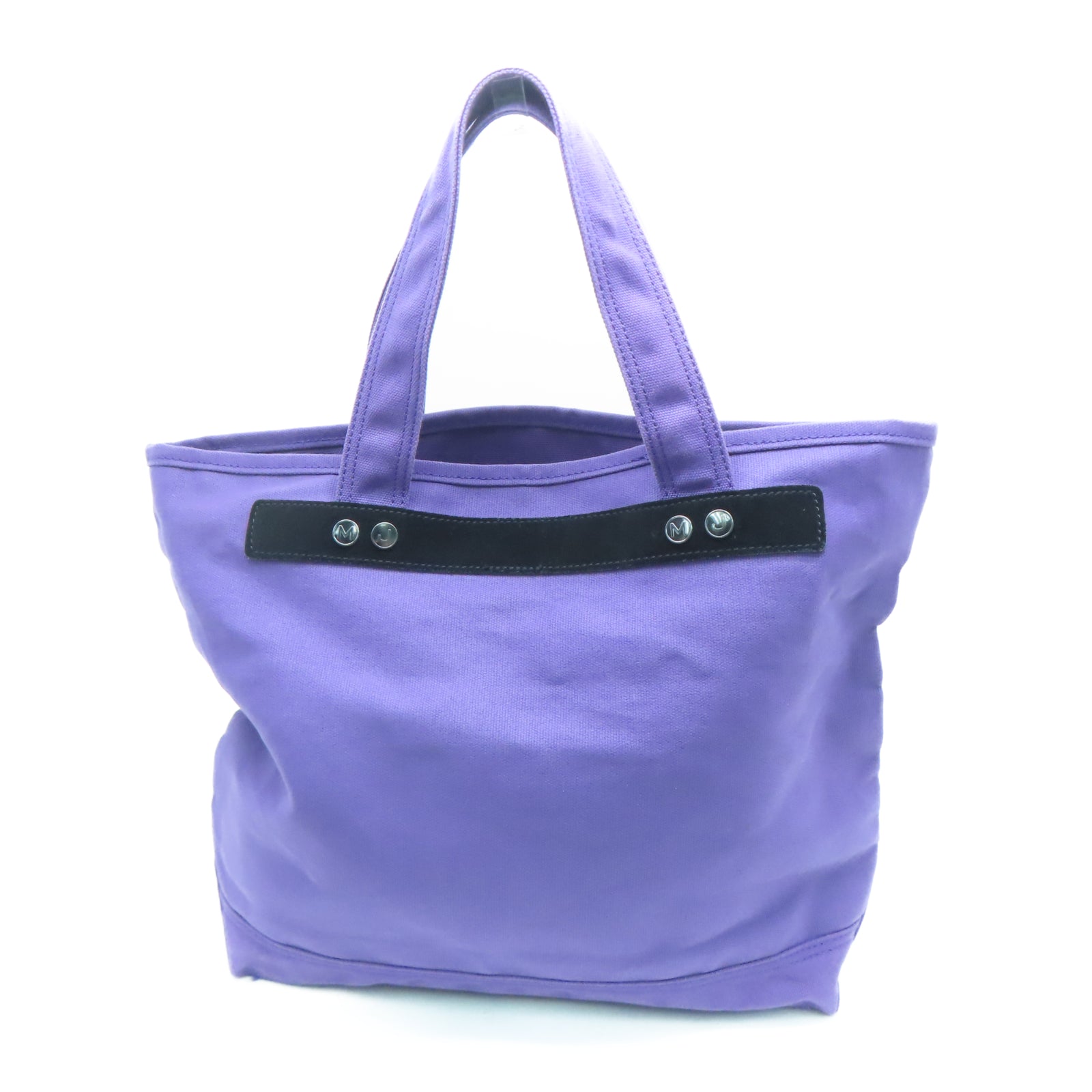 MARC BY MARC JACOBS 帆布Tote Bag银扣手挽袋紫色