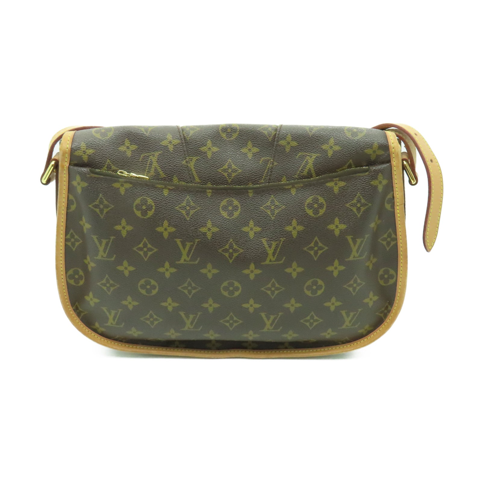 LOUIS VUITTON Monogram Menilmontant MM金扣肩背袋棕色