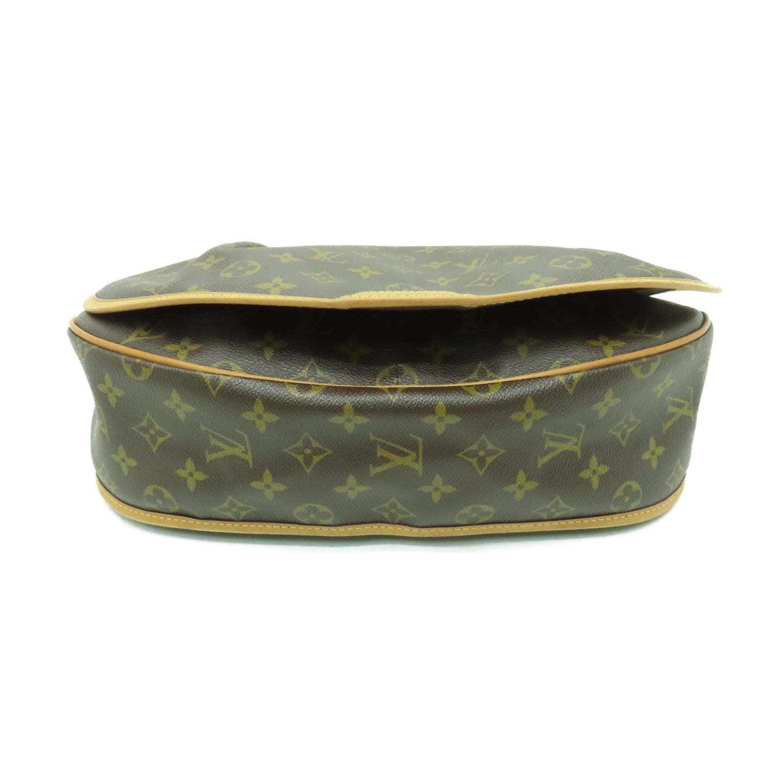 LOUIS VUITTON Monogram Menilmontant MM金扣肩背袋棕色