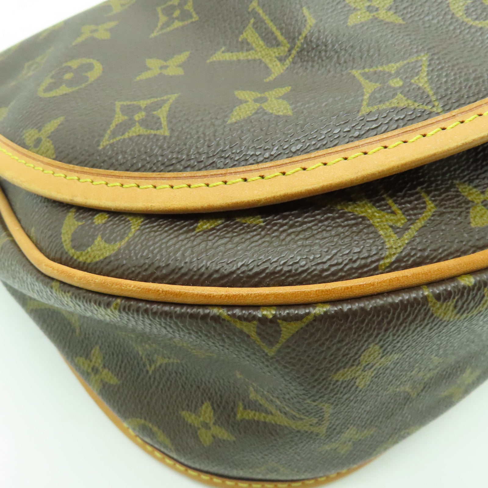 LOUIS VUITTON Monogram Menilmontant MM金扣肩背袋棕色