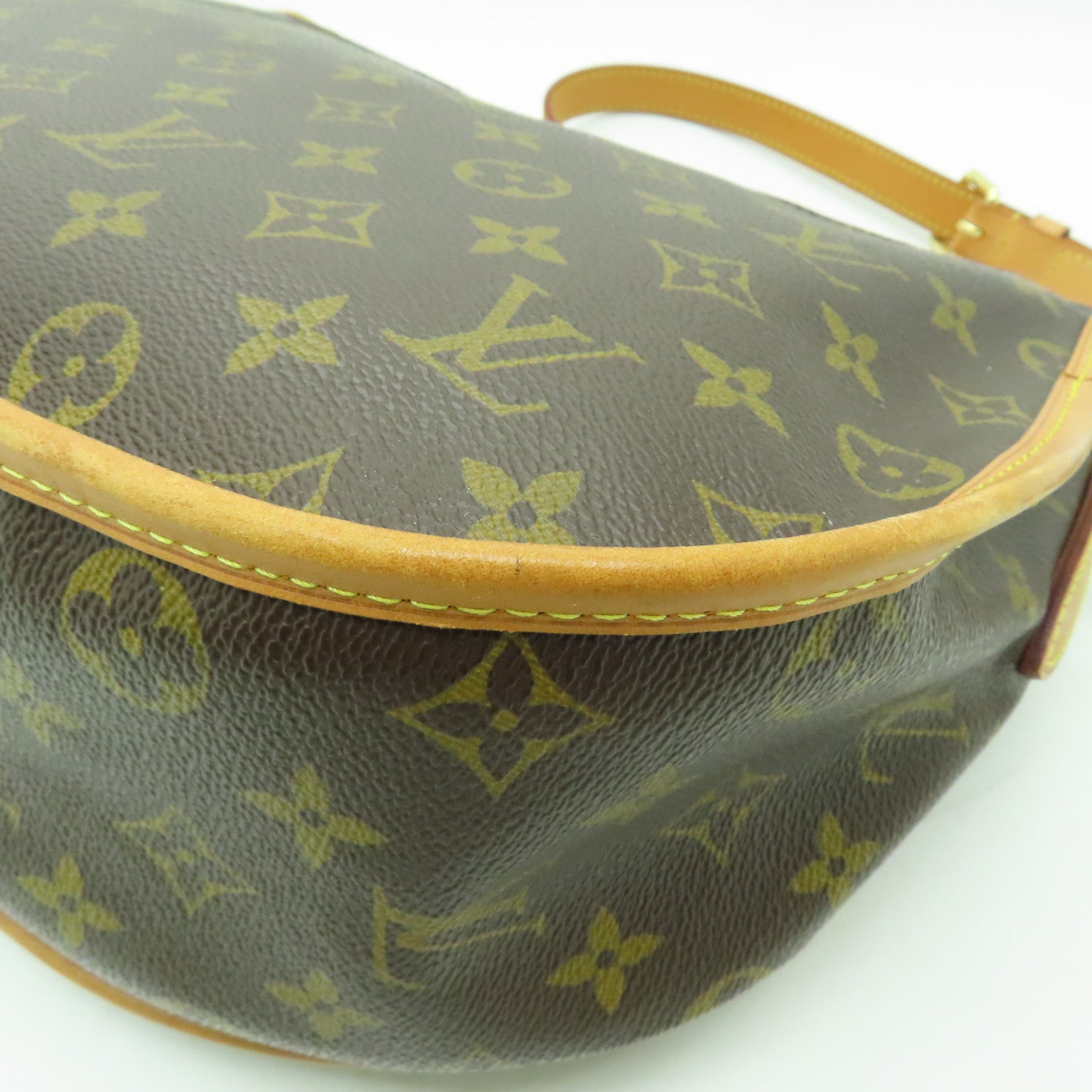 LOUIS VUITTON Monogram Menilmontant MM金扣肩背袋棕色