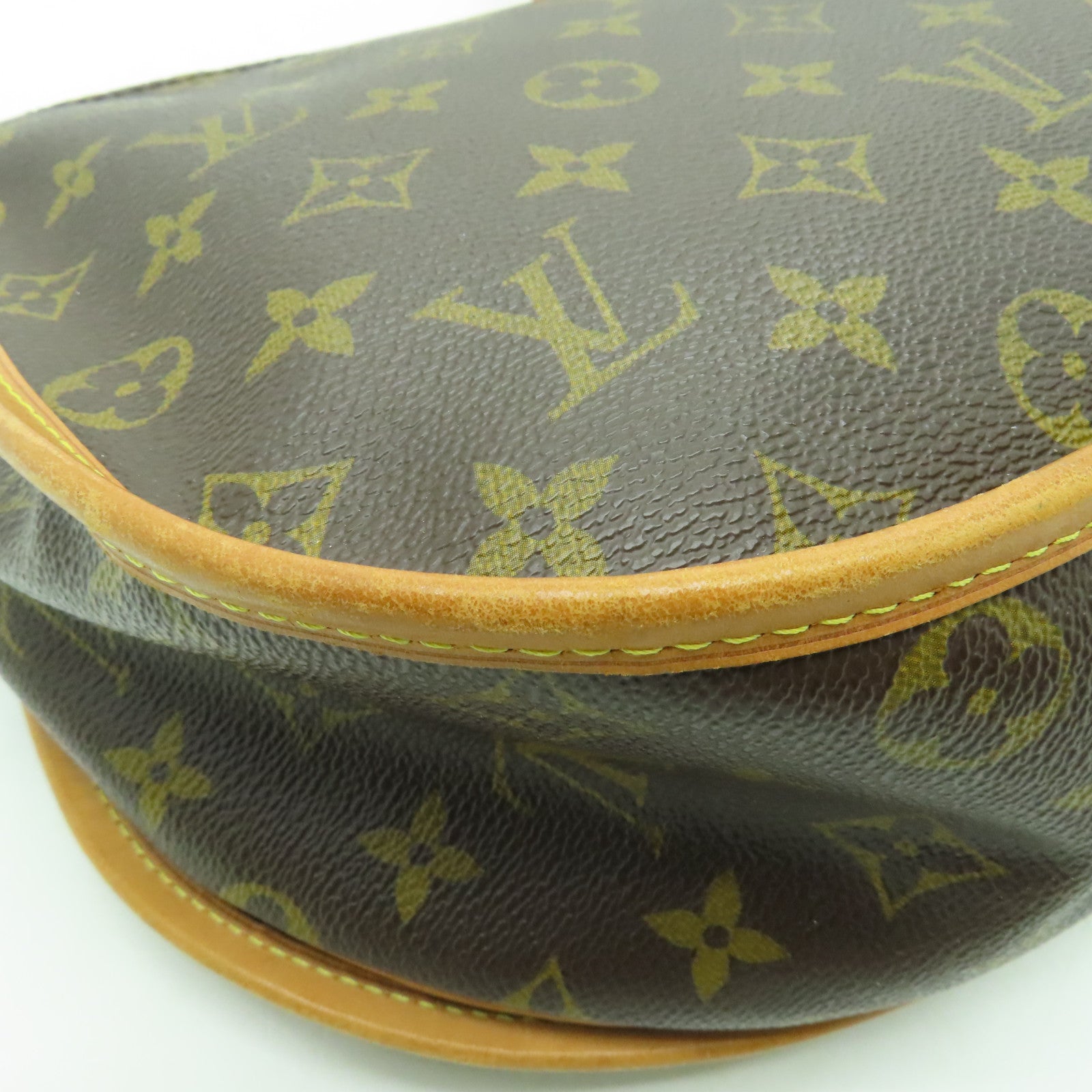 LOUIS VUITTON Monogram Menilmontant MM金扣肩背袋棕色
