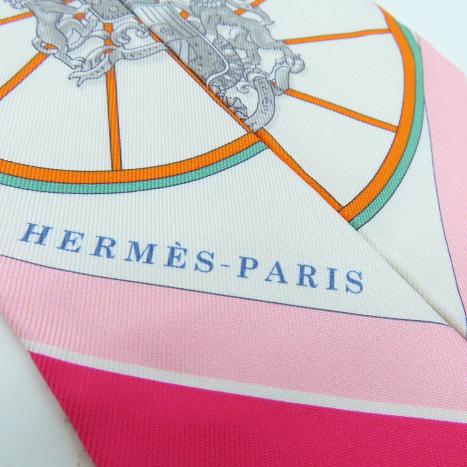 HERMES 絲質Twilly絲巾彩色