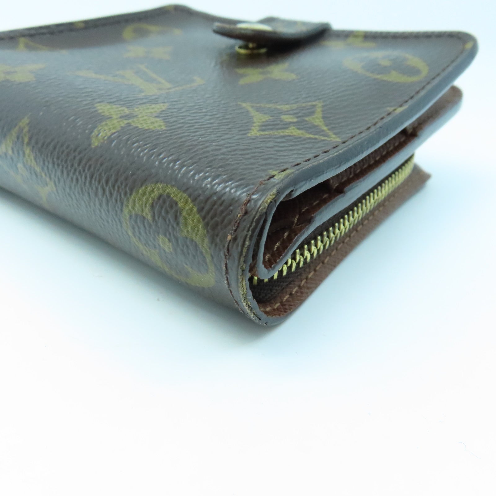 LOUIS VUITTON Monogram Wallet金扣錢包棕色