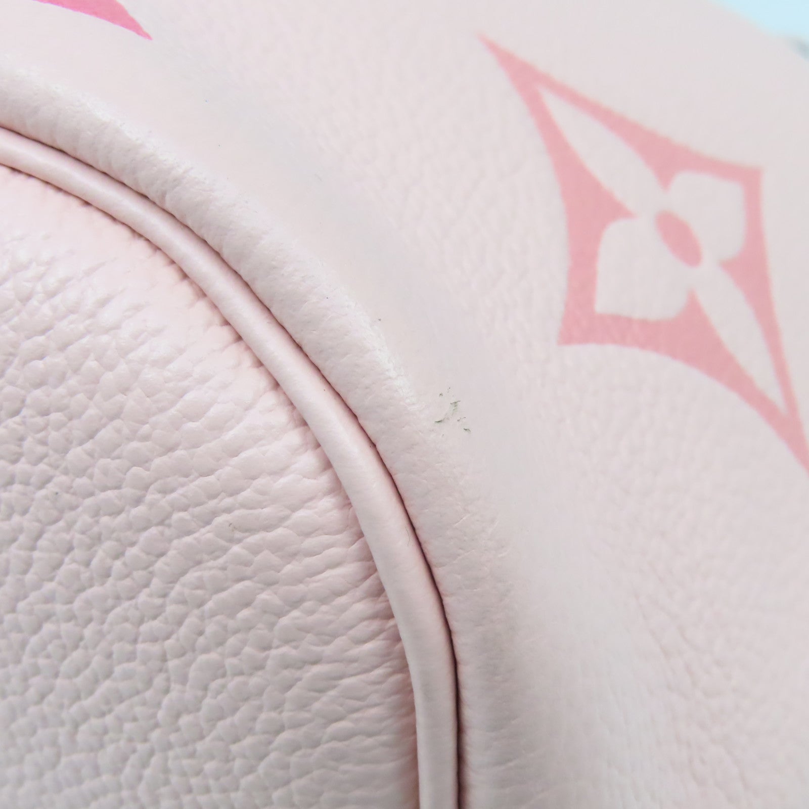 LOUIS VUITTON Monogram Empreinte Marshmallow金扣手挽肩背兩用袋粉紅色