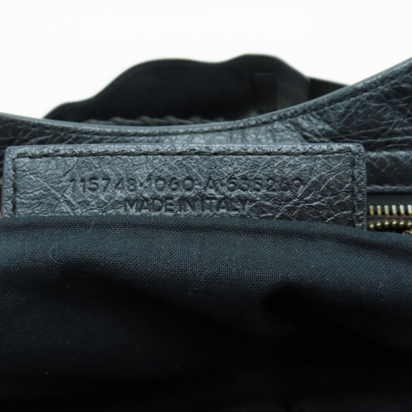 BALENCIAGA 牛皮皮革City Classic Graffiti Bag手挽肩背兩用袋黑色