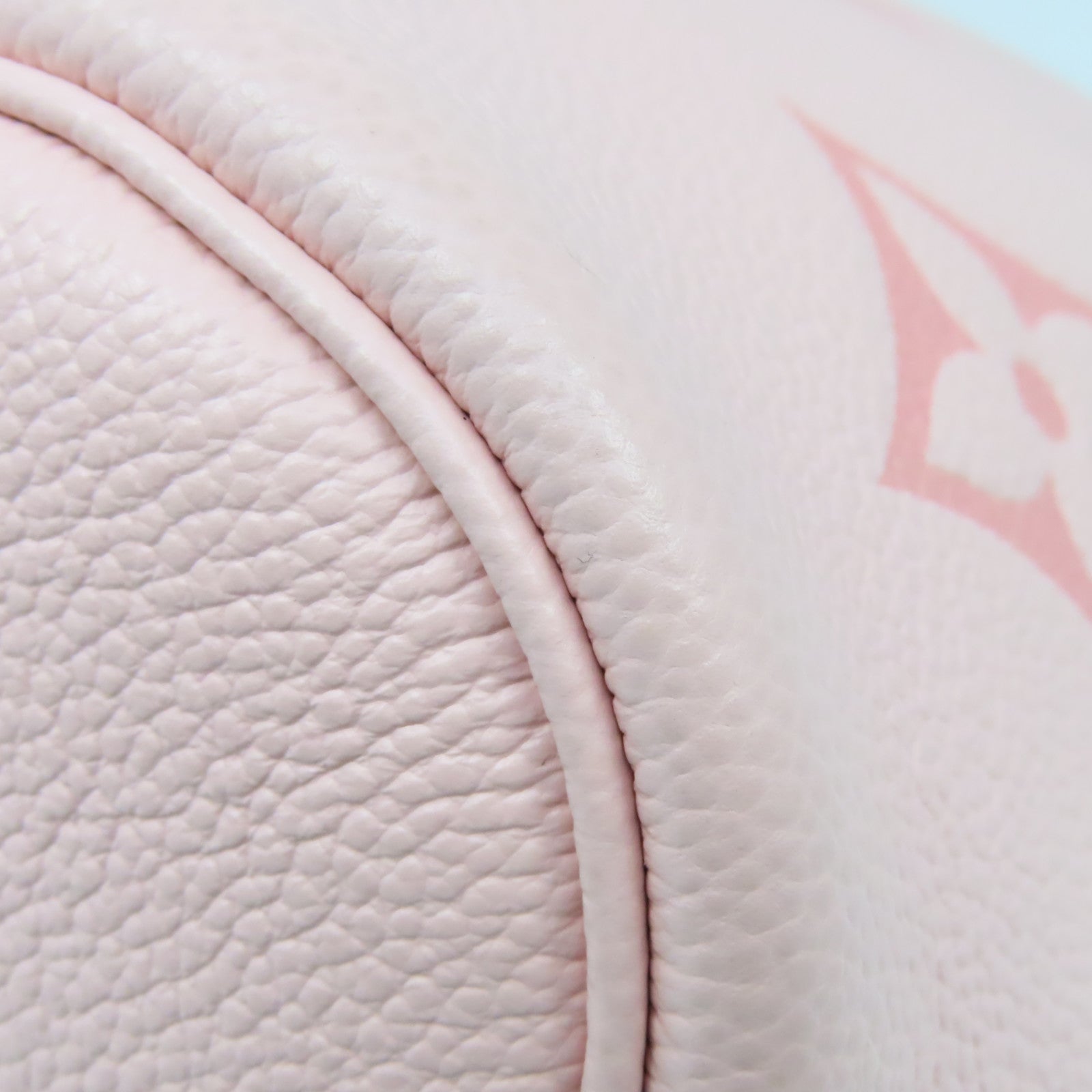 LOUIS VUITTON Monogram Empreinte Marshmallow金扣手挽肩背兩用袋粉紅色