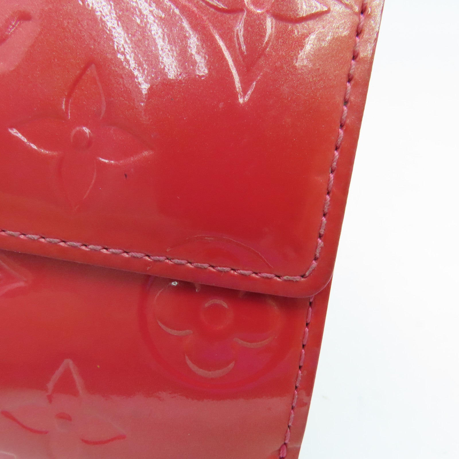 LOUIS VUITTON Vernis Wallet金扣錢包粉紅色