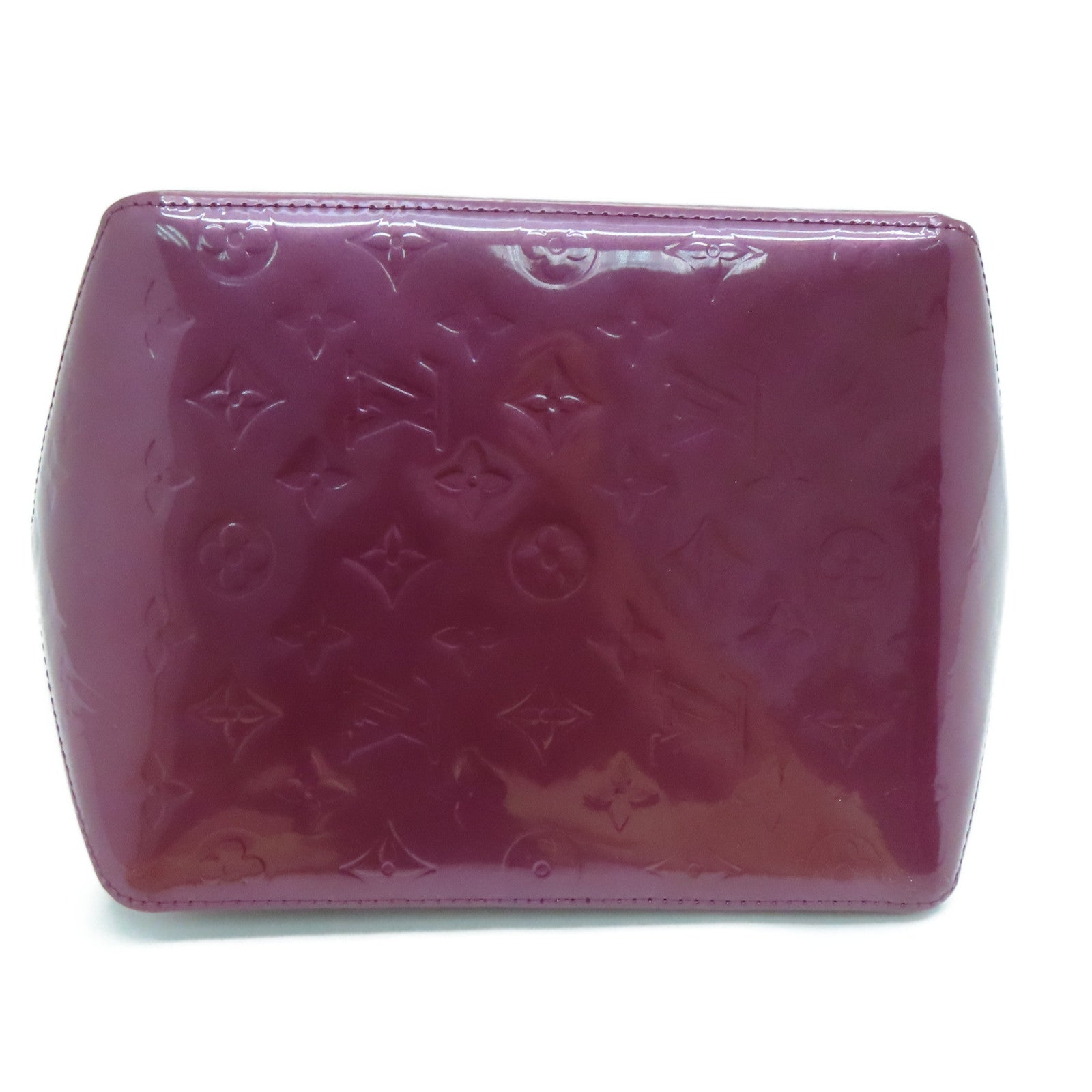 LOUIS VUITTON Monogram Mini Bellevue PM金扣手挽袋紫色