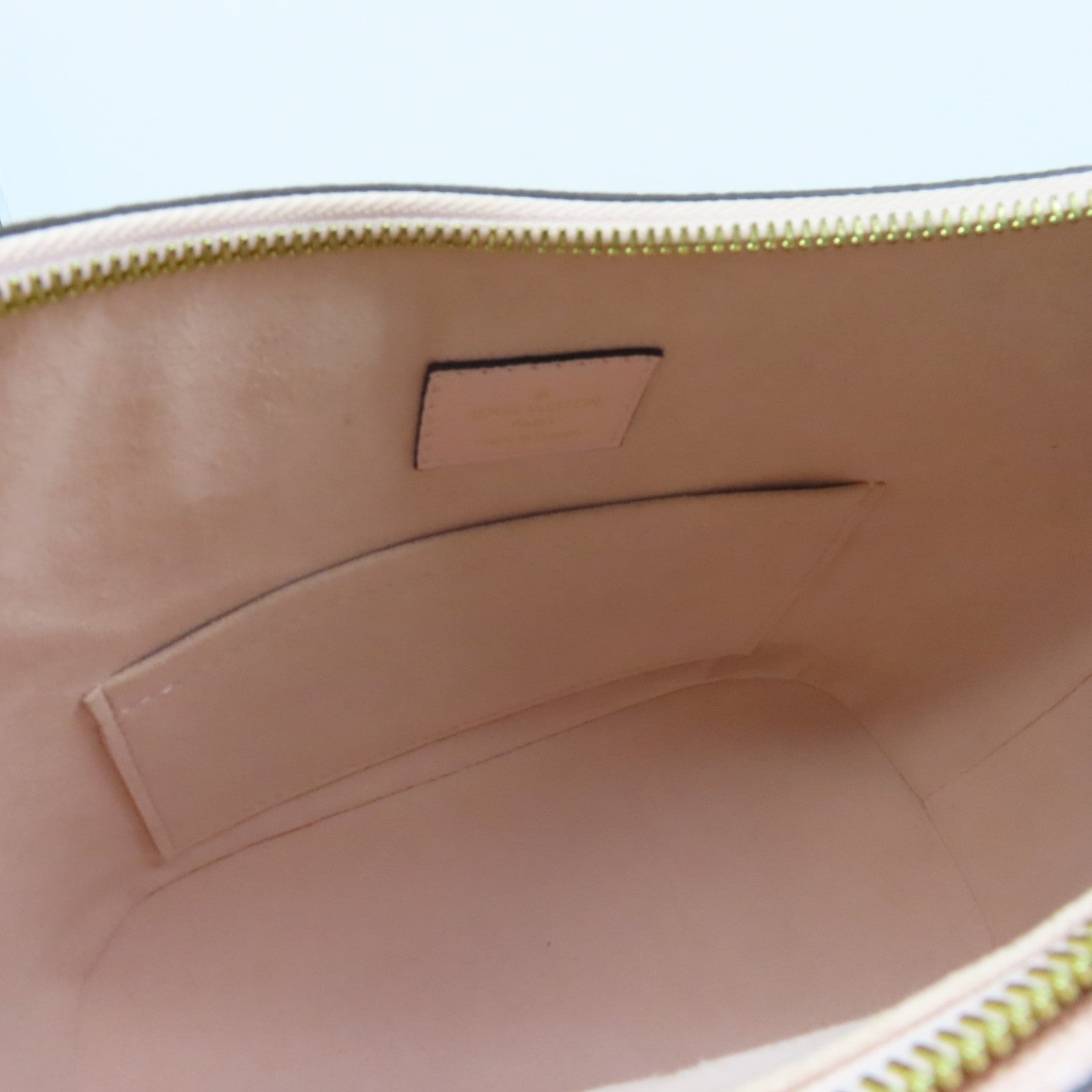 LOUIS VUITTON Monogram Empreinte Marshmallow金扣手挽肩背兩用袋粉紅色