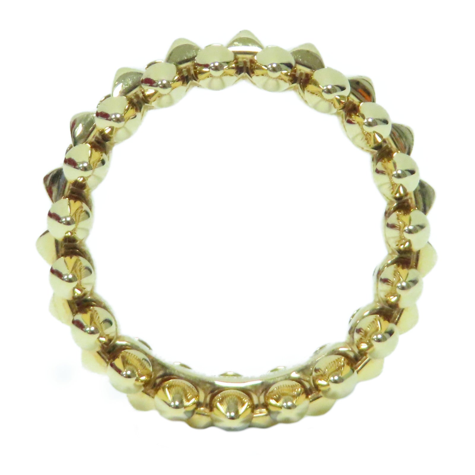 CARTIER 18K玫瑰金Clash de Ring戒指Cartier#62/US#10