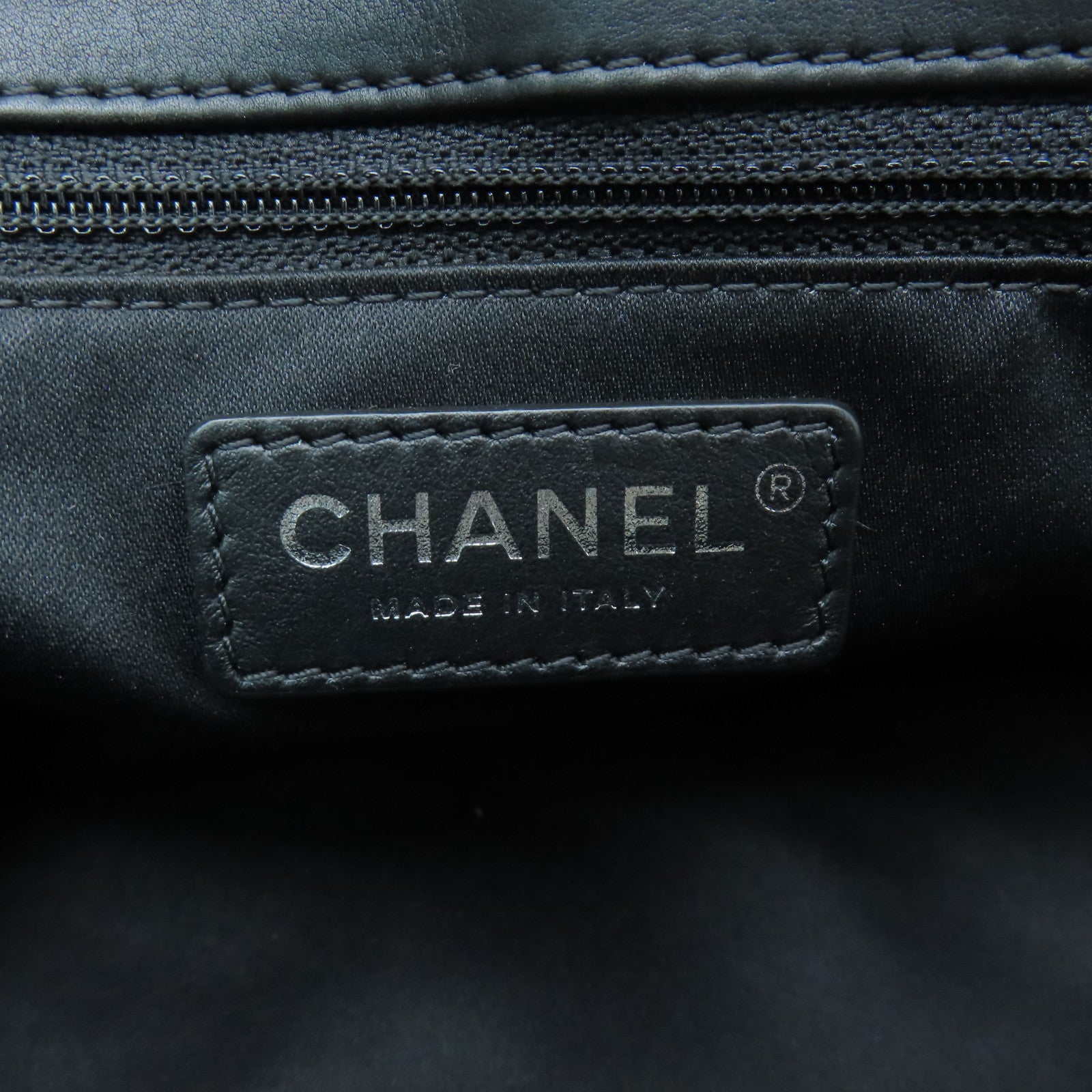 CHANEL 【激減優惠】菱格牛皮皮革Boston Bag銀扣波士頓包黑色