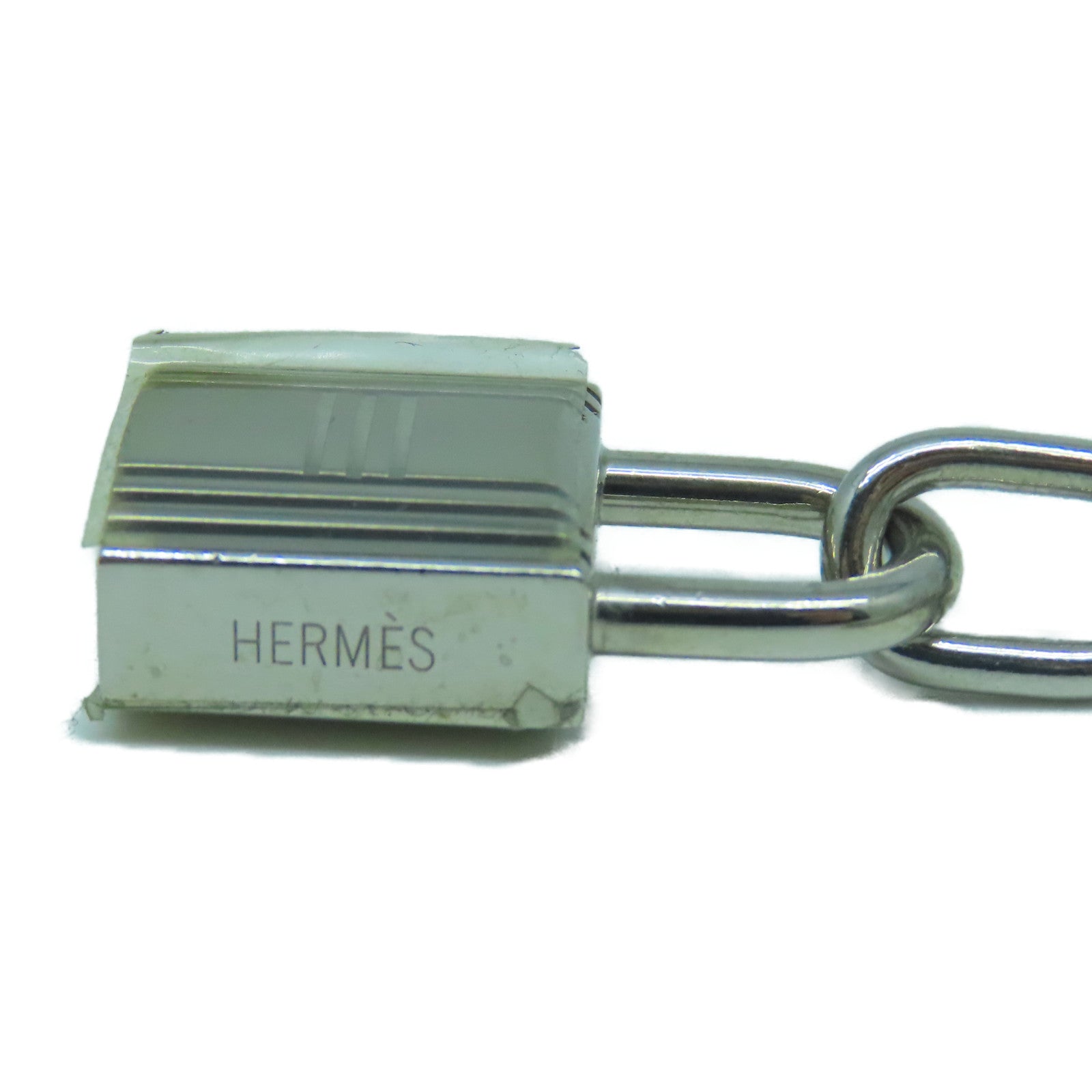 HERMES 金屬Charm銀扣掛飾銀色