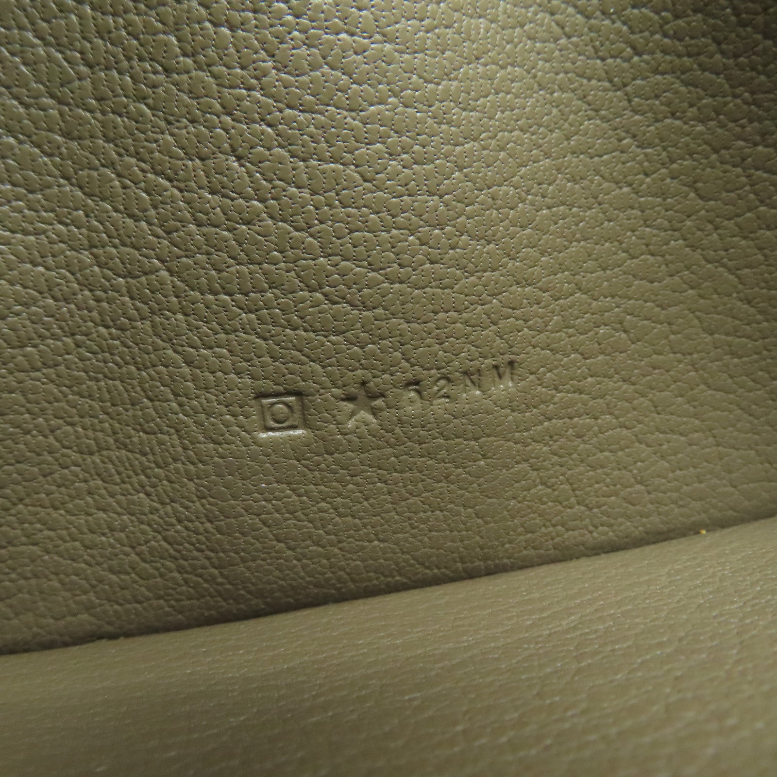 HERMES 【激減優惠】Chevre皮革Bearn Wallet銀扣長錢包灰色