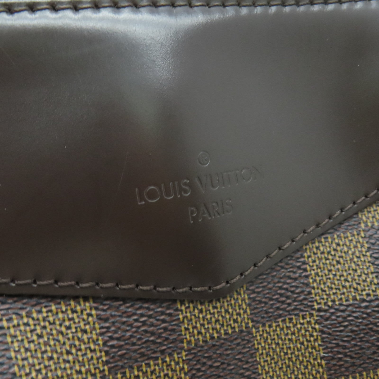 LOUIS VUITTON Damier Westminster GM金扣手挽袋啡色