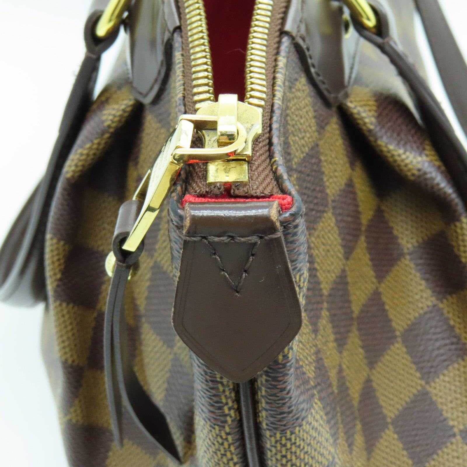 LOUIS VUITTON Damier Westminster GM金扣手挽袋啡色
