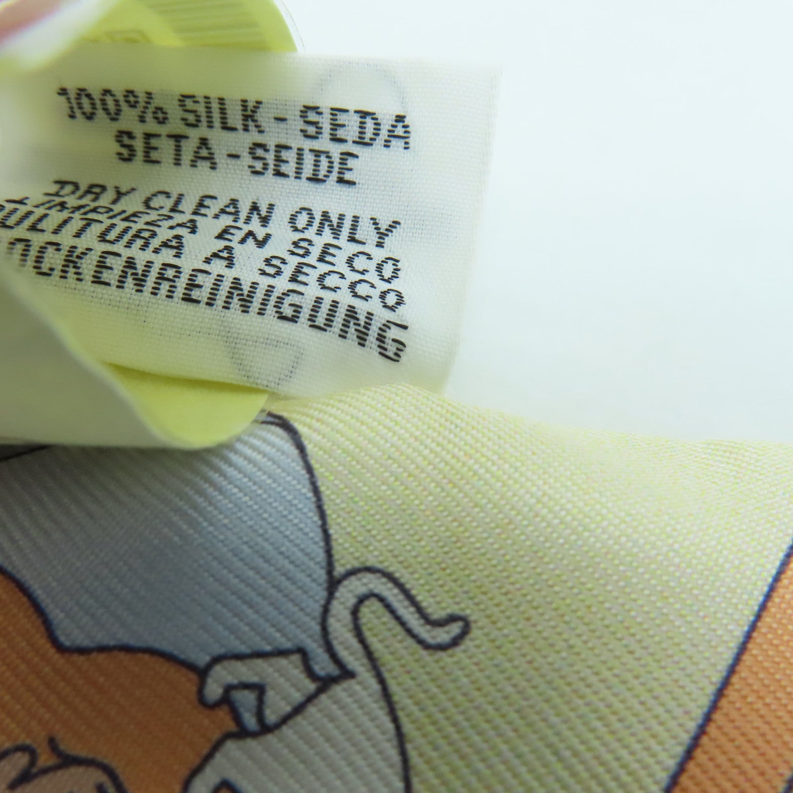 HERMES 絲質Twilly絲巾彩色