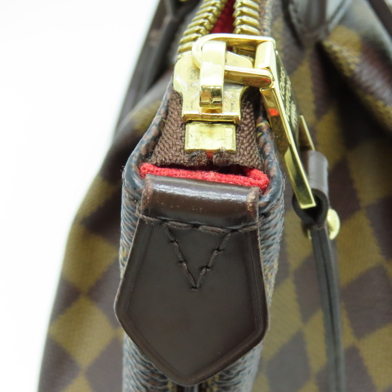 LOUIS VUITTON Damier Westminster GM金扣手挽袋啡色