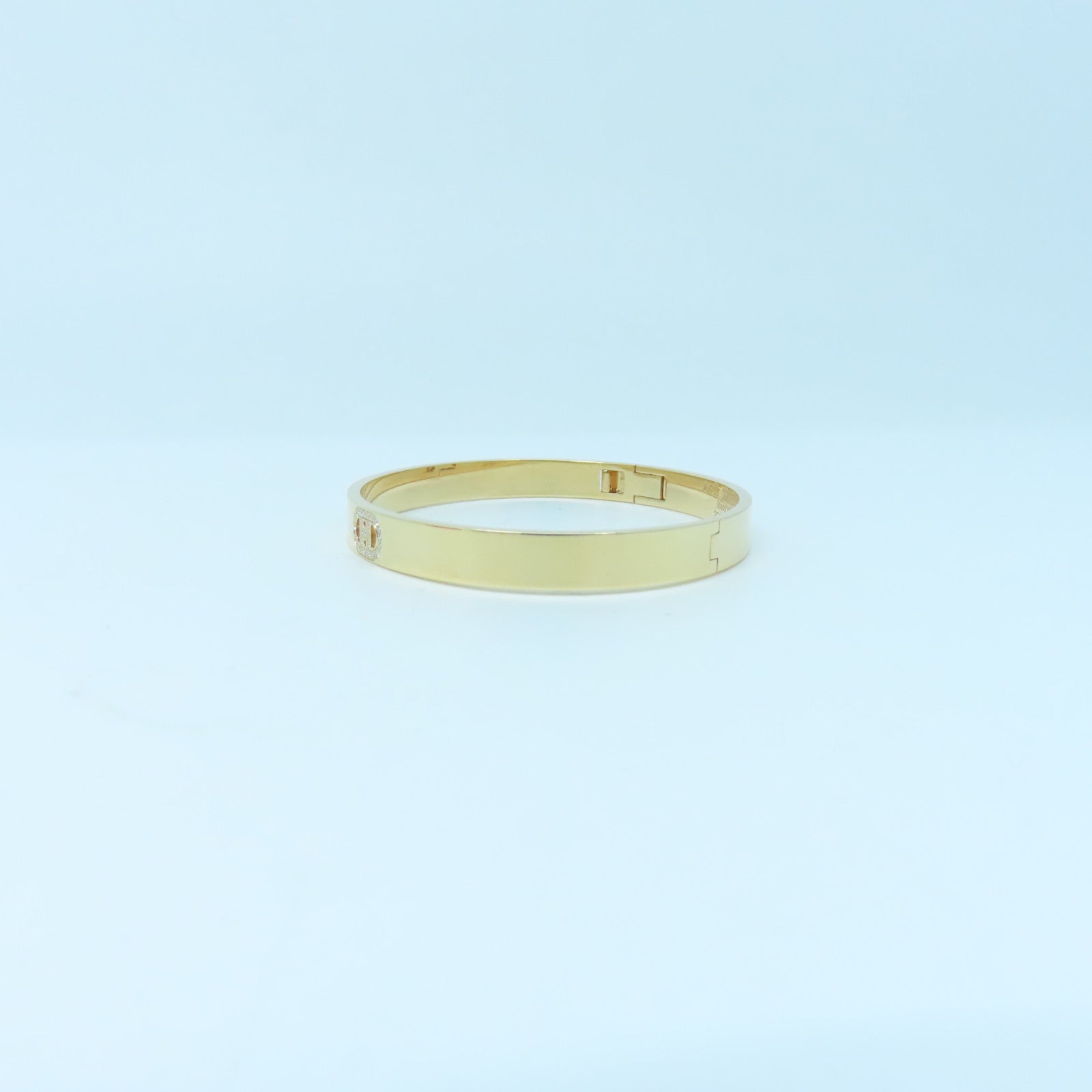HERMES 18K玫瑰金H d'Ancre Bracelet手鐲玫瑰金色
