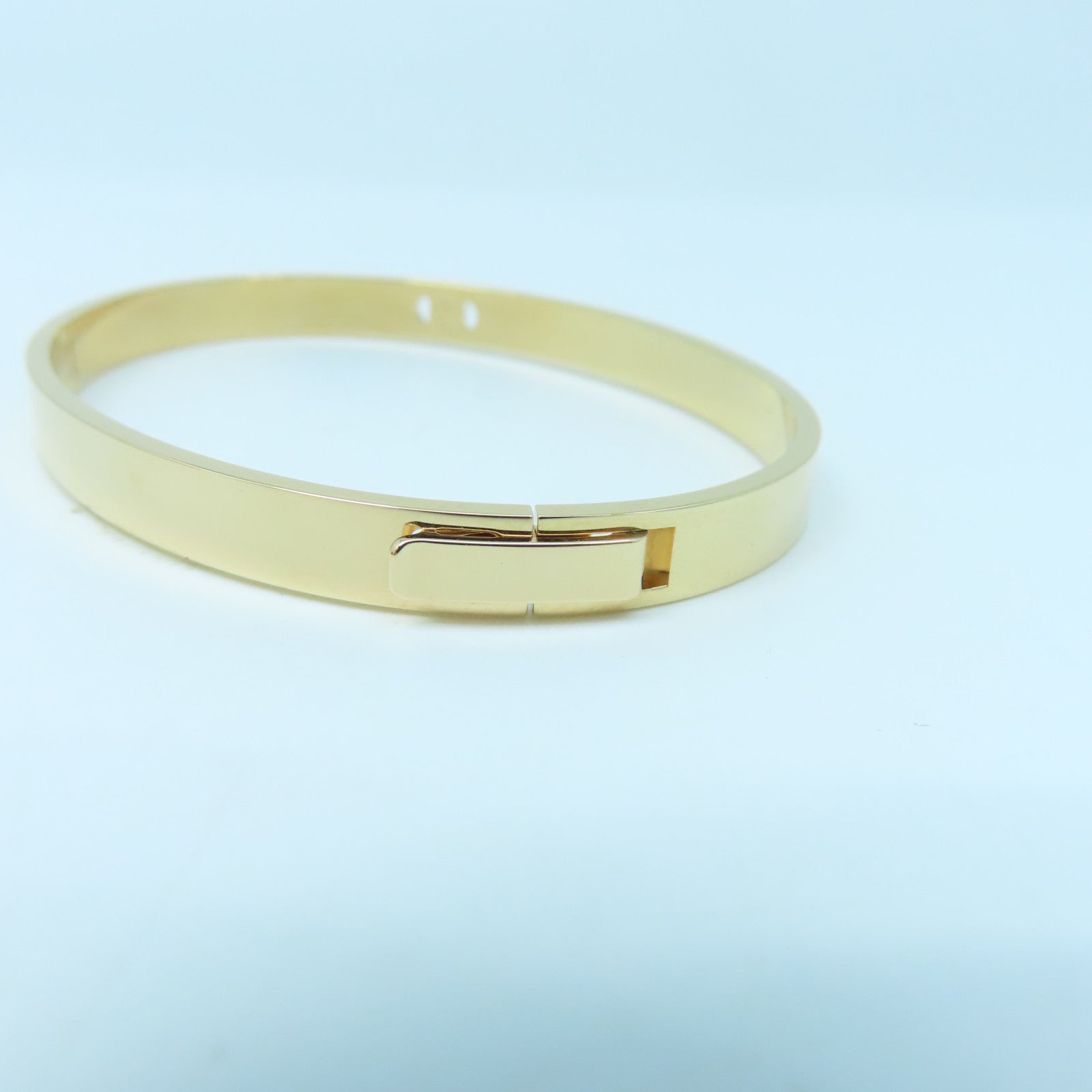 HERMES 18K玫瑰金H d'Ancre Bracelet手鐲玫瑰金色