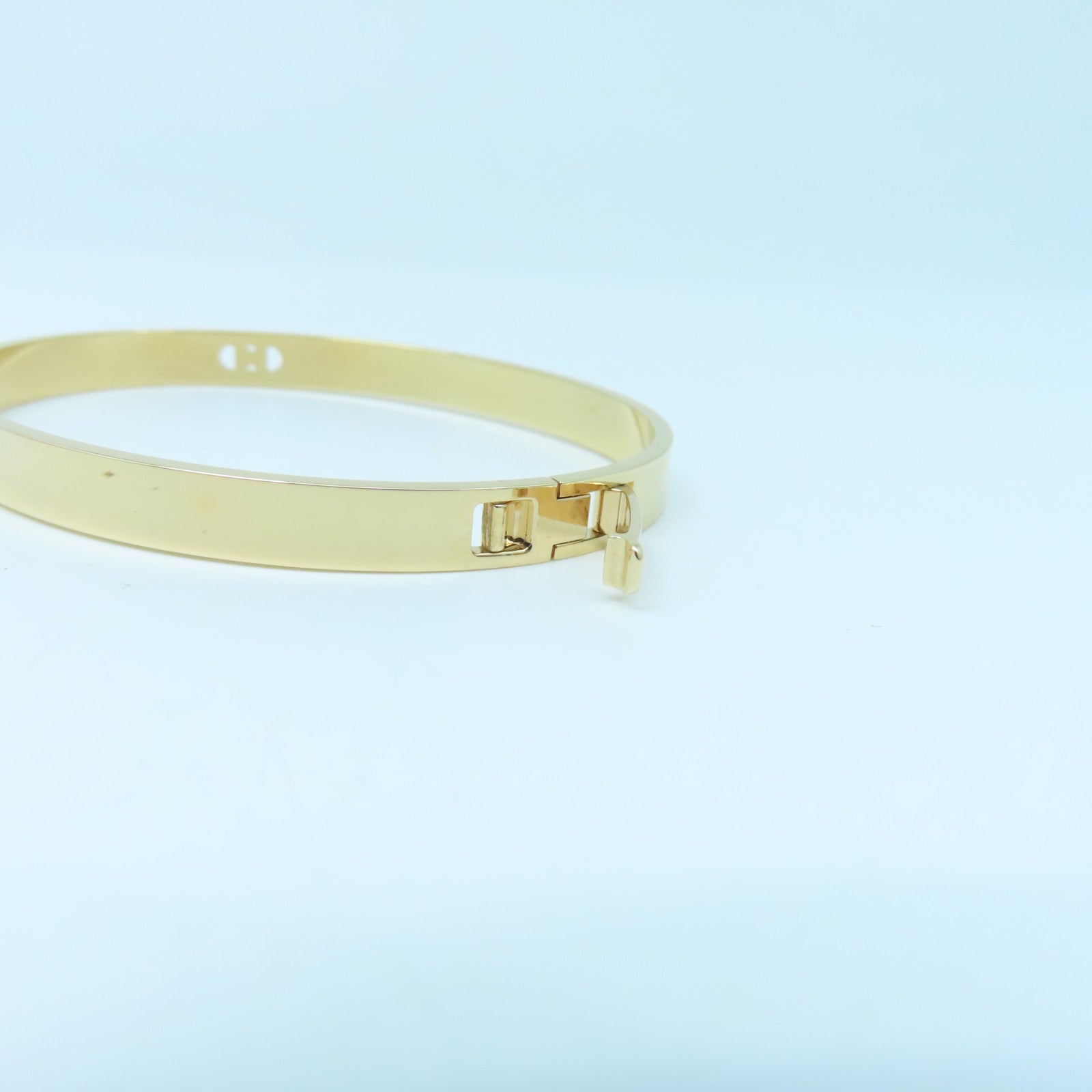 HERMES 18K玫瑰金H d'Ancre Bracelet手鐲玫瑰金色
