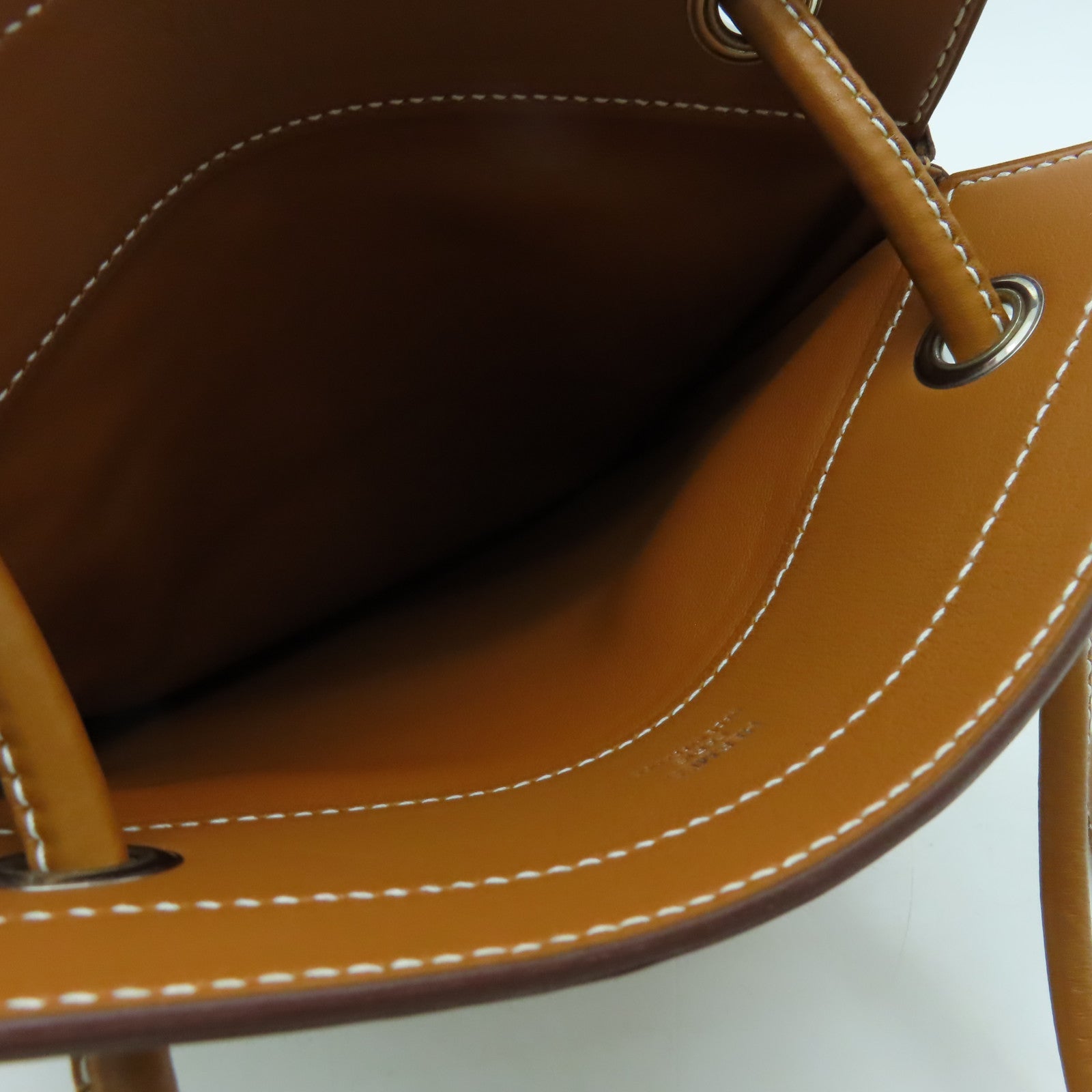 HERMES 【激減優惠】Swift皮革Aline銀扣肩背袋啡色
