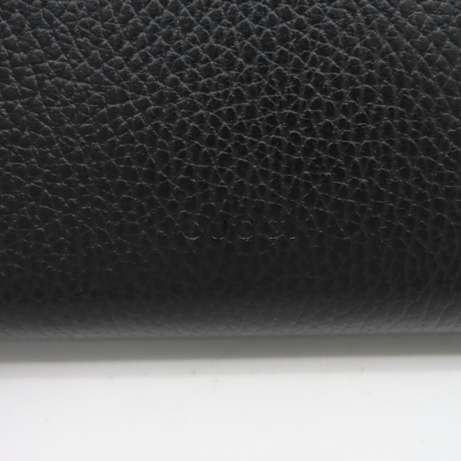 GUCCI 牛皮皮革Dionysus GG Supreme Chain Shoulder Bag銀扣鏈帶肩背袋黑色