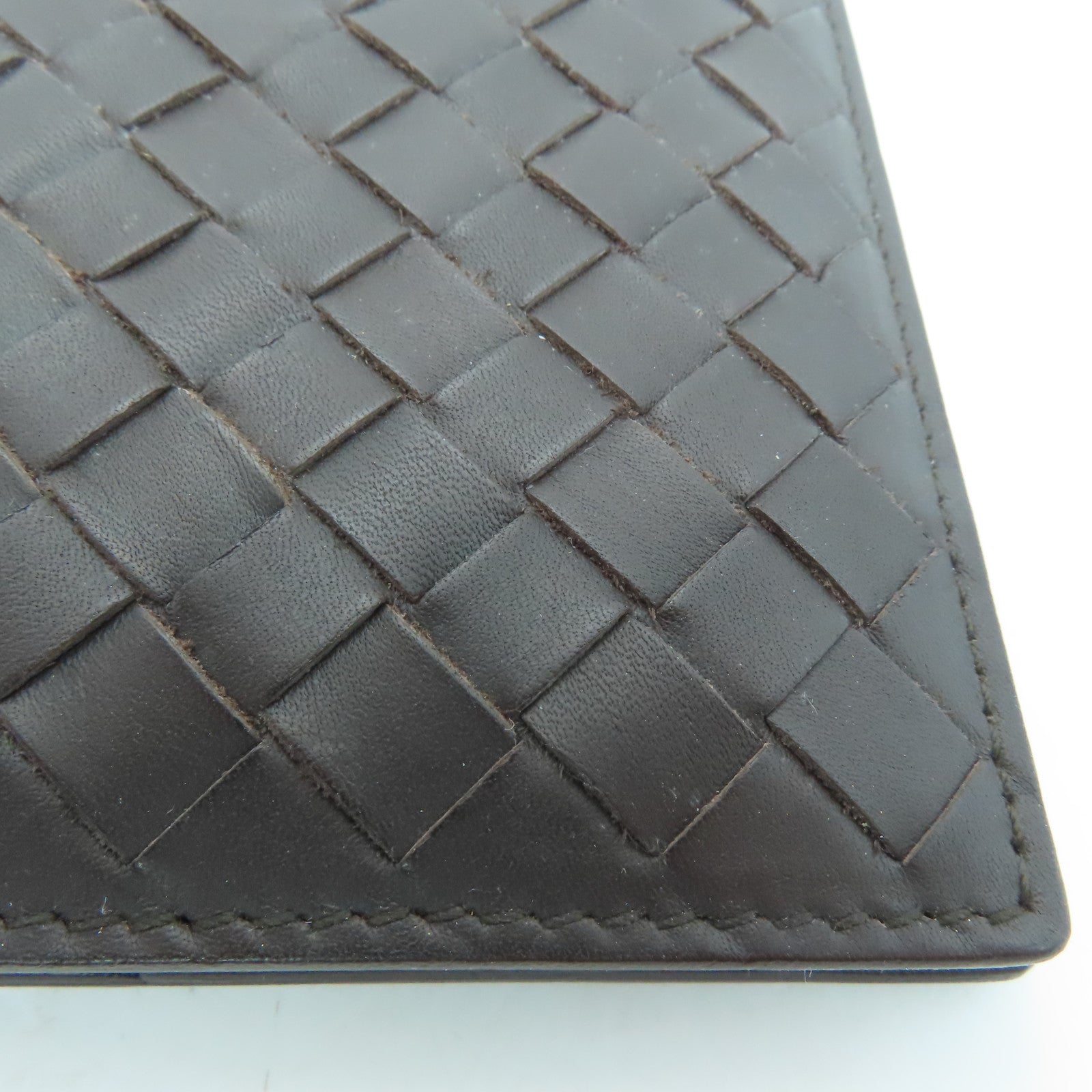 BOTTEGA VENETA 織紋皮革Wallet錢包啡色