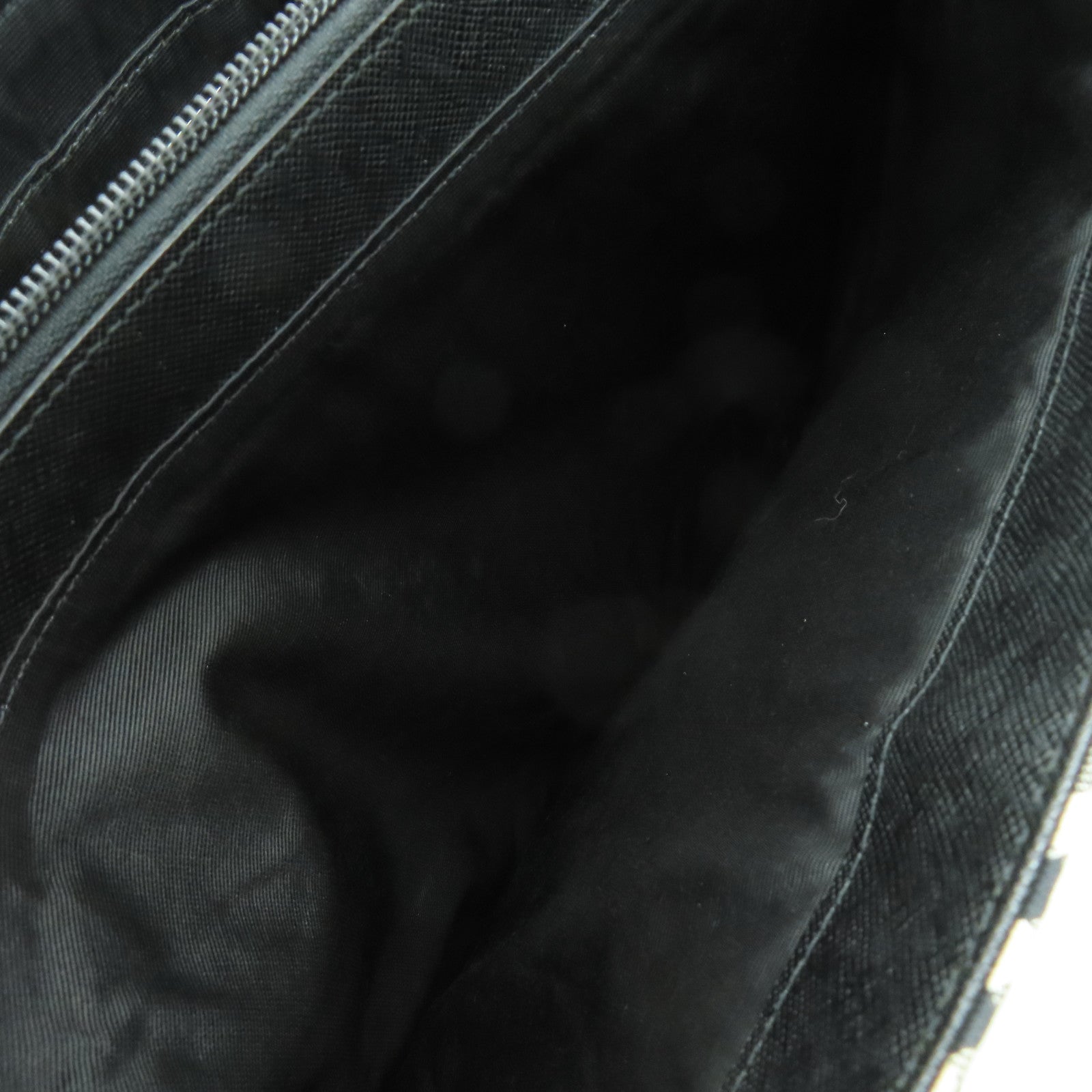 BURBERRY 帆布Shoulder Bag肩背袋杏色/黑色