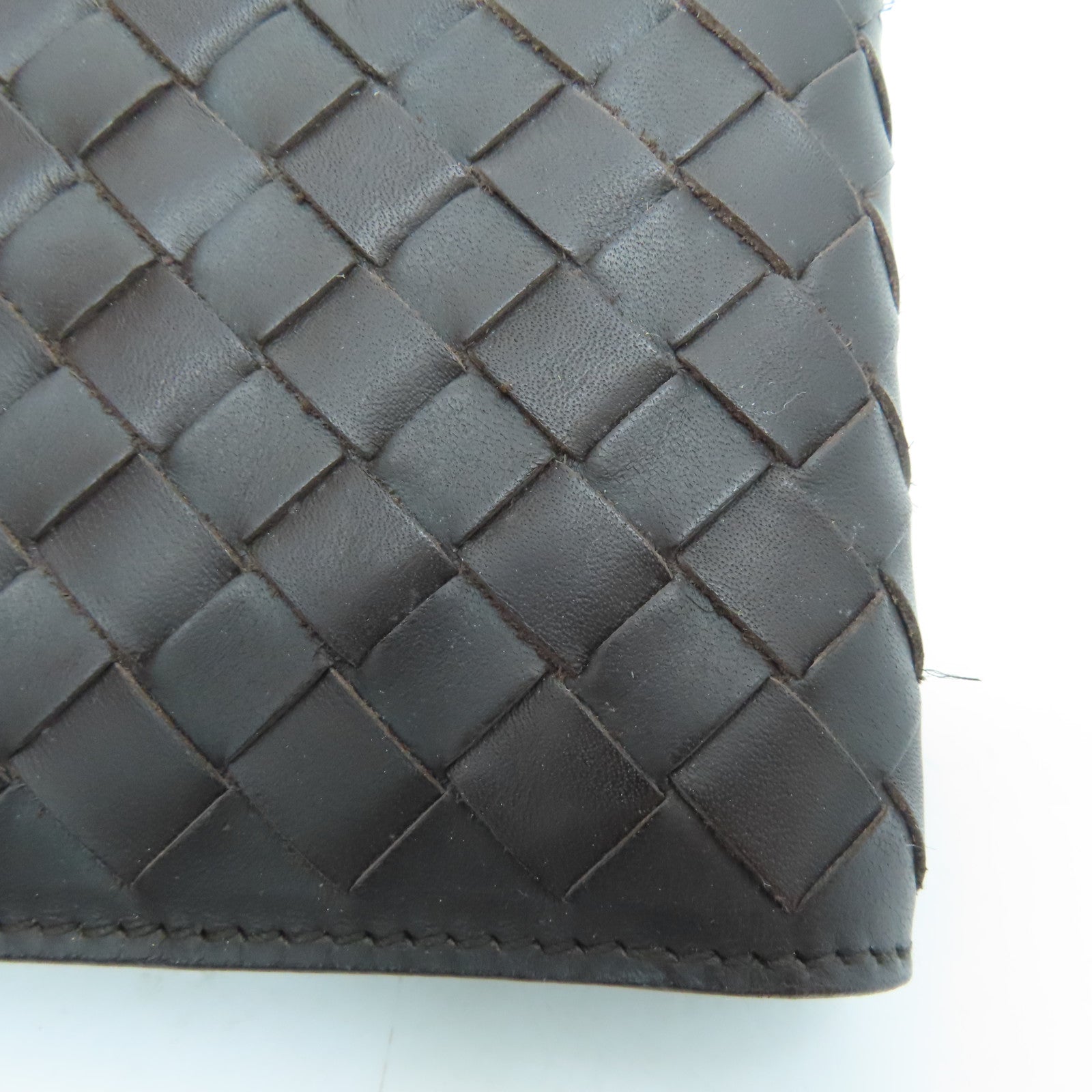 BOTTEGA VENETA 織紋皮革Wallet錢包啡色