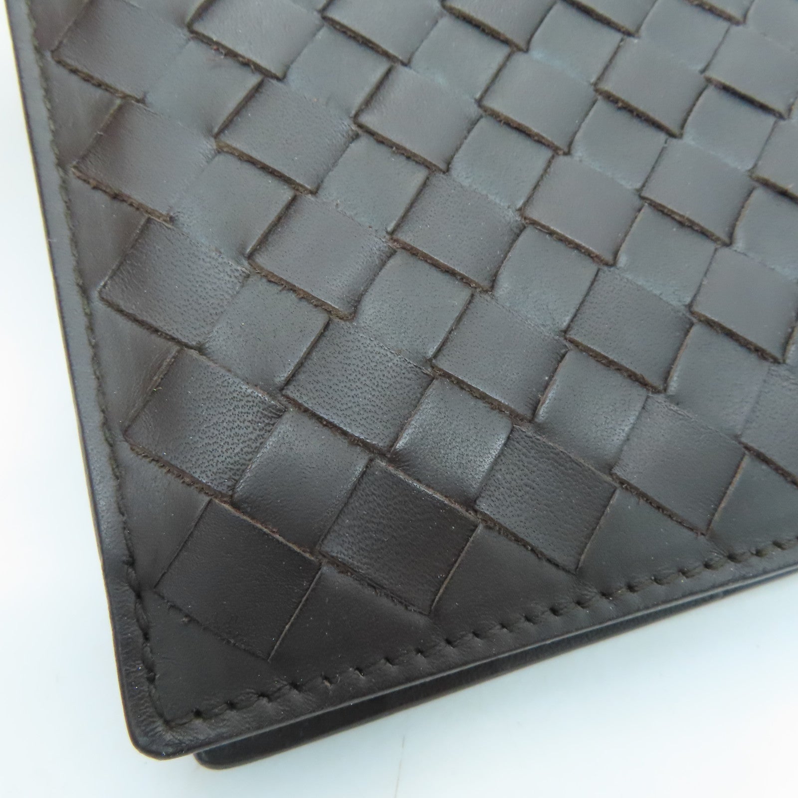 BOTTEGA VENETA 織紋皮革Wallet錢包啡色