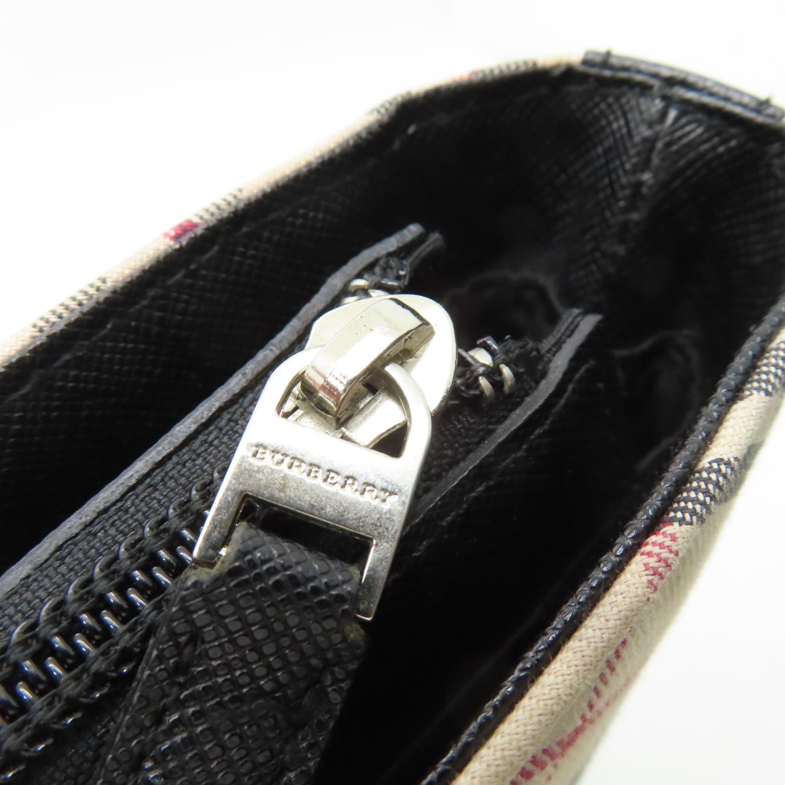 BURBERRY 帆布Shoulder Bag肩背袋杏色/黑色