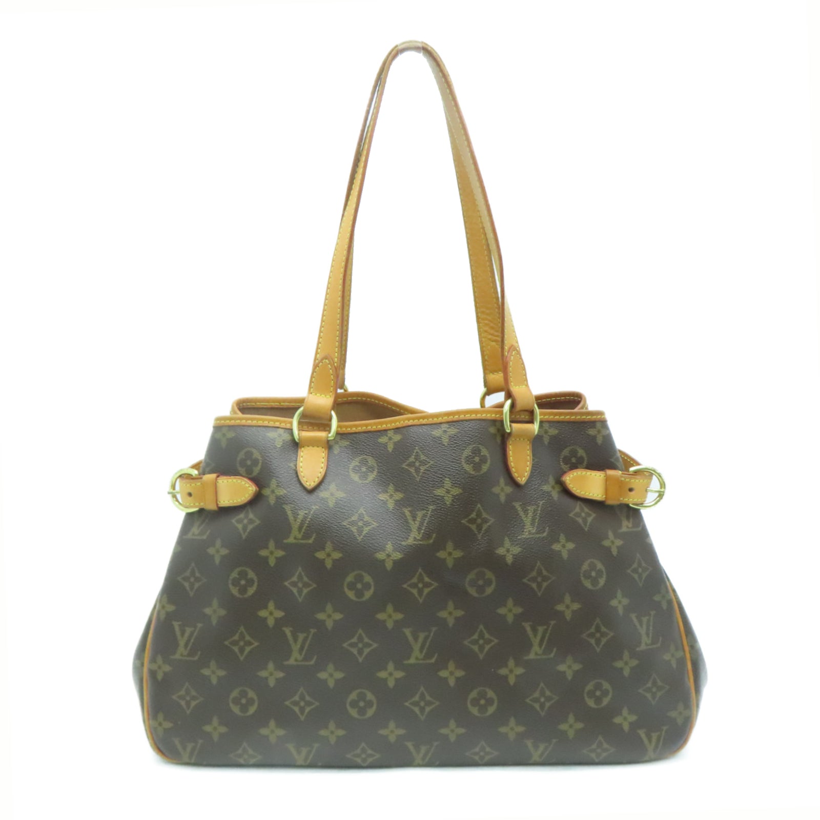 LOUIS VUITTON Monogram Batignolles Horizontal金扣肩背袋啡色