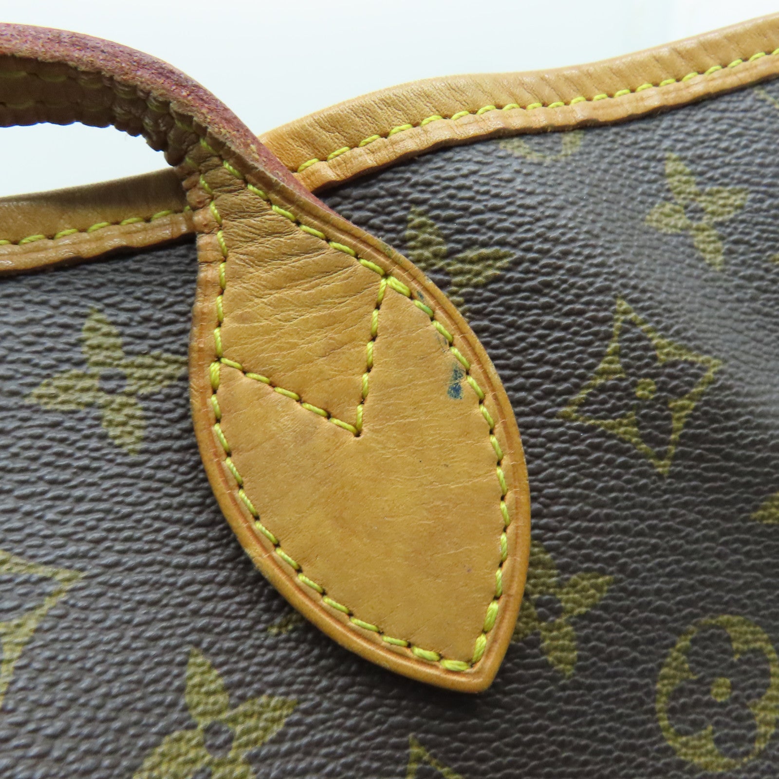 LOUIS VUITTON Monogram Neverfull GM金扣手挽袋啡色